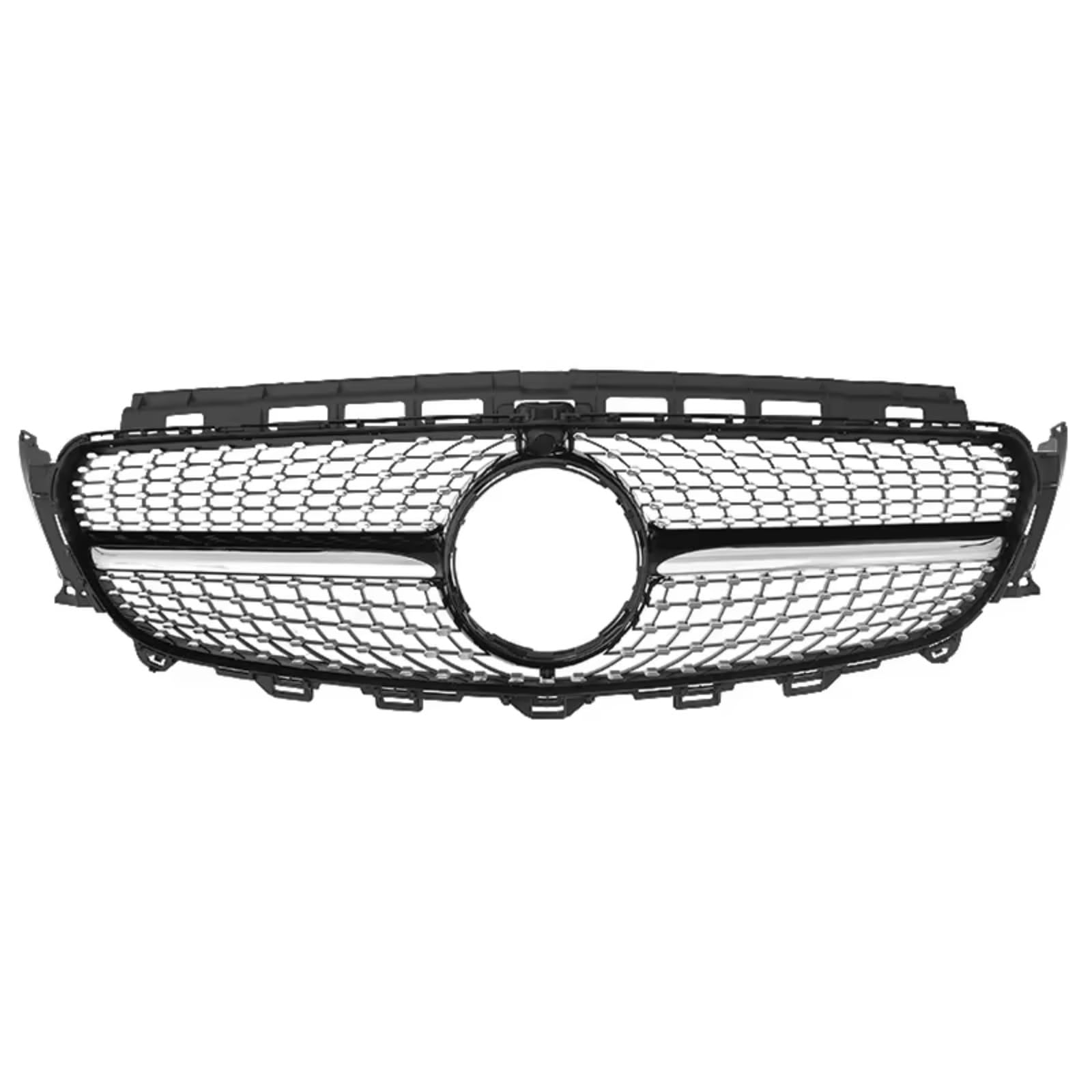 GLILAR Kühlergrille Kompatibel Mit Benz Für W213 E200 E300 E400 2016 2017 2018 2019 2020, Auto-Frontgrill Im Diamant-Stil, Autozubehör, Frontstoßstangengrill von GLILAR