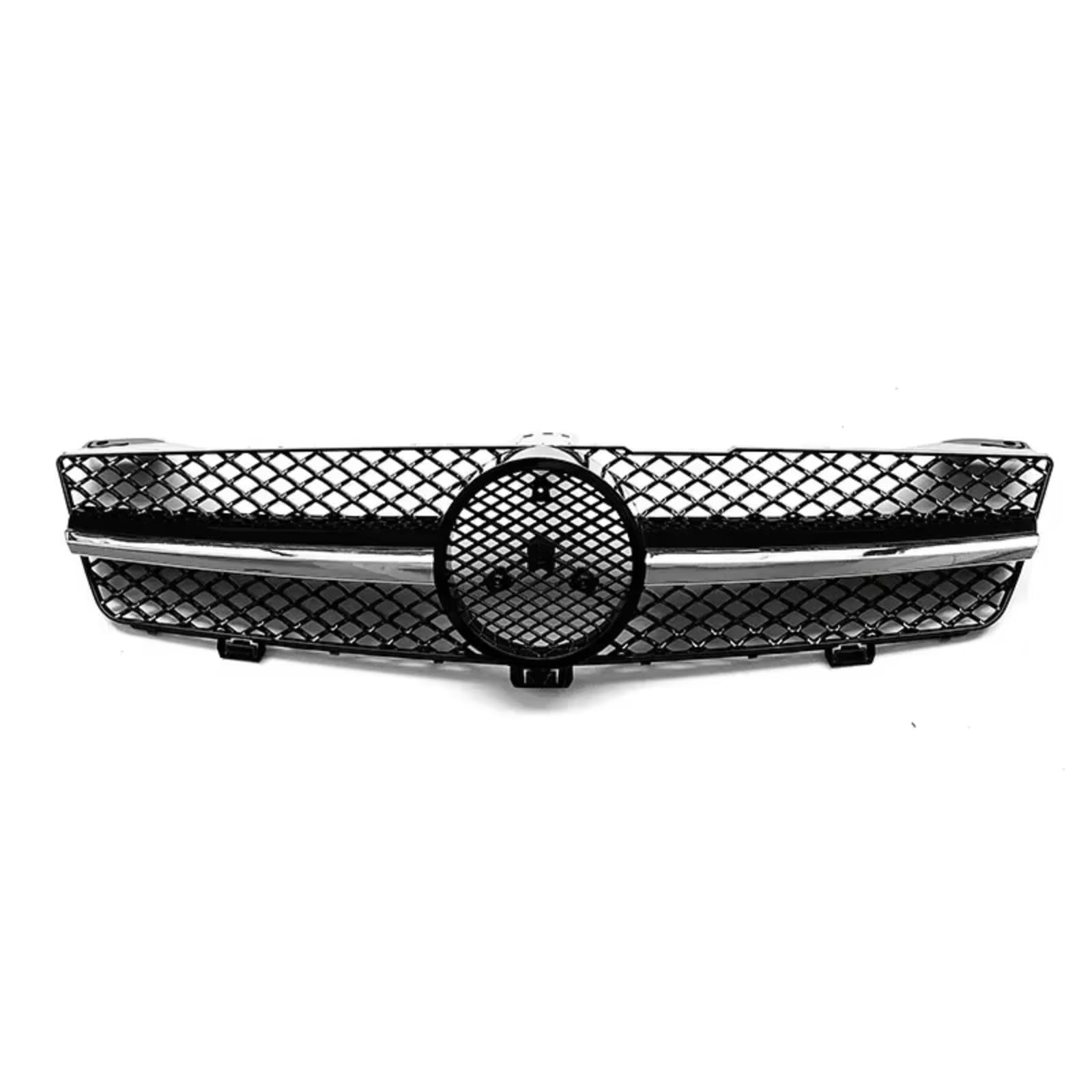 GLILAR Kühlergrille Kompatibel Mit Benz Für W219 CLS350 CLS500 CLS550 SLS600 CLS63 Für AMG CLS-Klasse 2008 2009 2010 Auto-Frontstoßstange Grillhaube Kühlergrill(Silver) von GLILAR