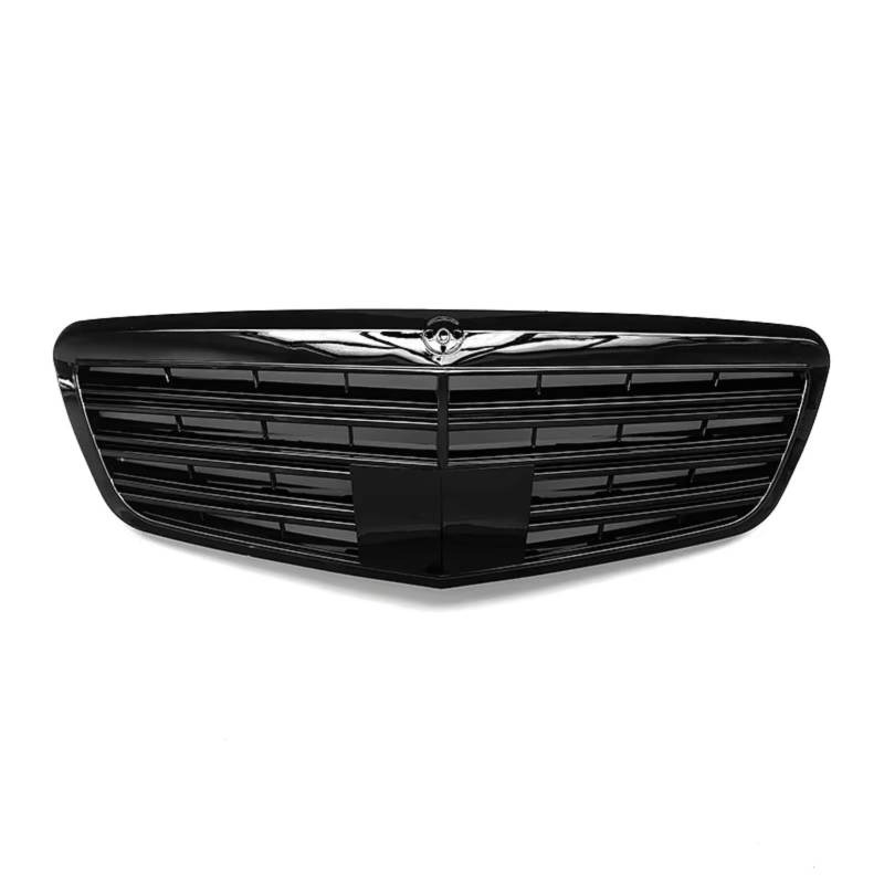 GLILAR Kühlergrille Kompatibel Mit Benz Für W221 S350 S400 S450 S500 S550 S600 S65 S-Klasse 2009 2010 2011 2012 2013 Auto-Frontstoßstangenhaubengitter Autozubehör(Black) von GLILAR