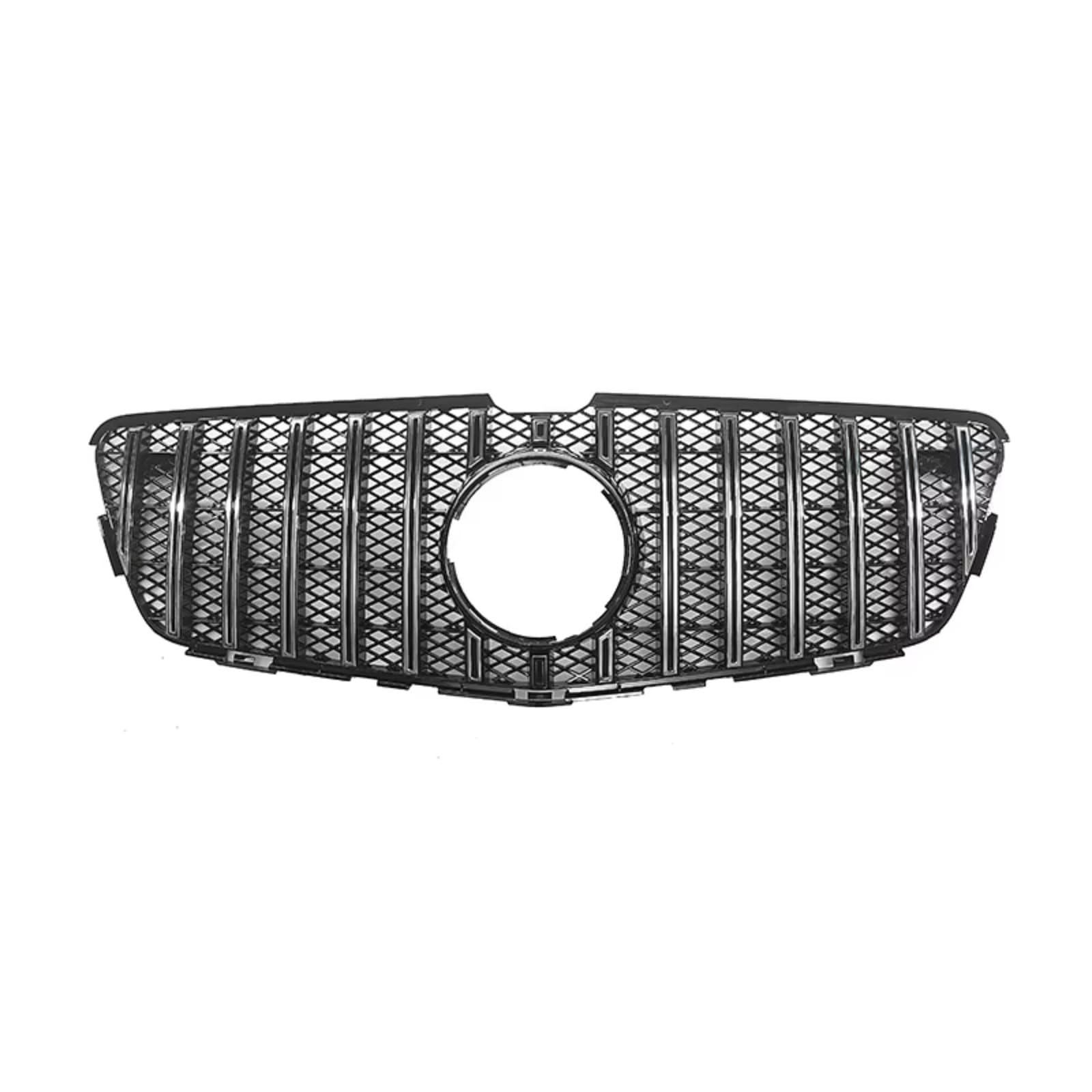 GLILAR Kühlergrille Kompatibel Mit Benz Für W251 R300 R320 R500 R280 R-Klasse 2010 2011 2012 2013 2014 2015 2016 2017 Auto-Frontstoßstangengrill, Racing-Gril(Silver) von GLILAR