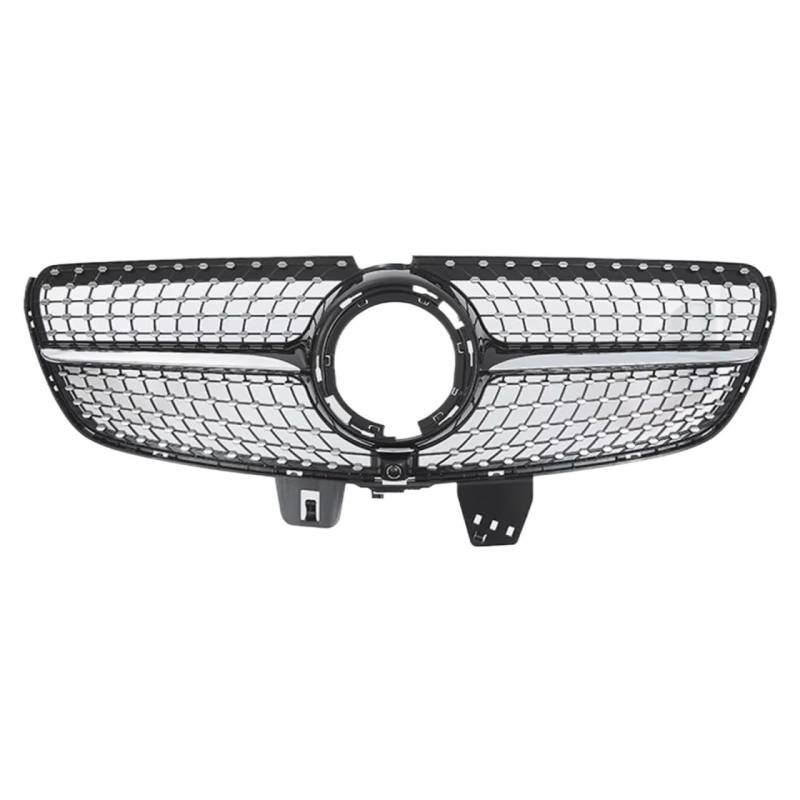 GLILAR Kühlergrille Kompatibel Mit Benz Für W447 V250 V260 V-Klasse 2021 2022 2023 Auto GTR Style Diamonds Style Stoßstangengrill Vorne Renngitter Frontgrill(Black,Diamond) von GLILAR