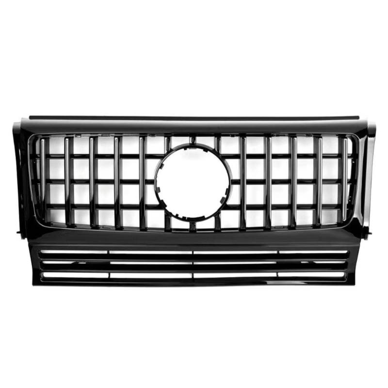 GLILAR Kühlergrille Kompatibel Mit Benz Für W463 Für Wagon Für G550 G500 1990–2016 G-Klasse, Auto-Frontstoßstangengrill, Oberer Kühlergrill, Frontstoßstangen-Kühlergrill(Black) von GLILAR