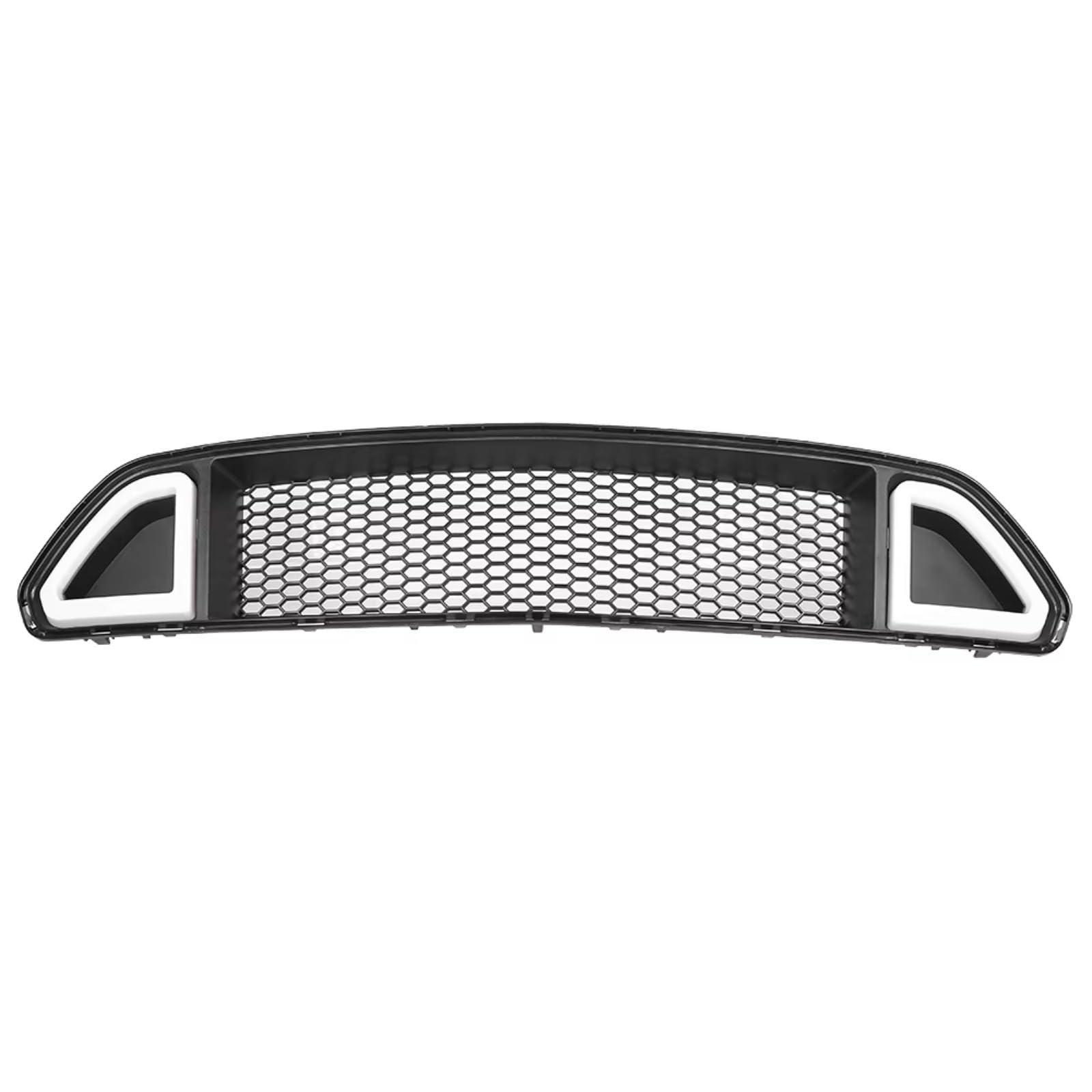 GLILAR Kühlergrille Kompatibel Mit Ford Für Mustang 2015 2016 2017, Auto-Fronthaubengrill Mit Leichtem Auto-Stoßstangen-Mittelgitter-Grill, Auto-Ersatzteile von GLILAR