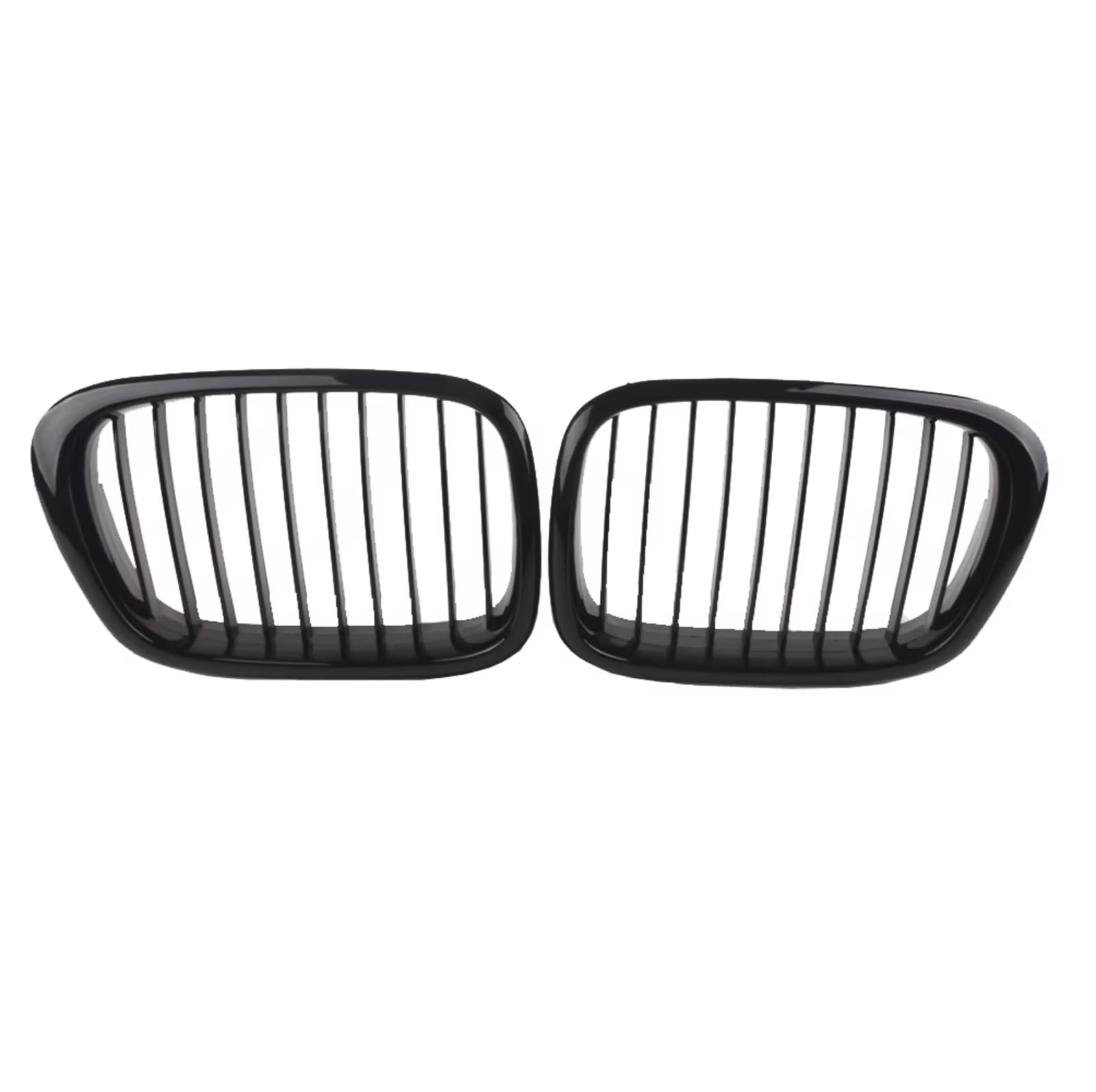 GLILAR Kühlergrille Kompatibel Mit Für E39 525i 528i 530i 535i Für M5 1997 1998 1999 2003 Auto-Frontstoßstangen-Mittelgrill Mattschwarz Breiter Nierenhaubengrill(Gloss Black,color1) von GLILAR