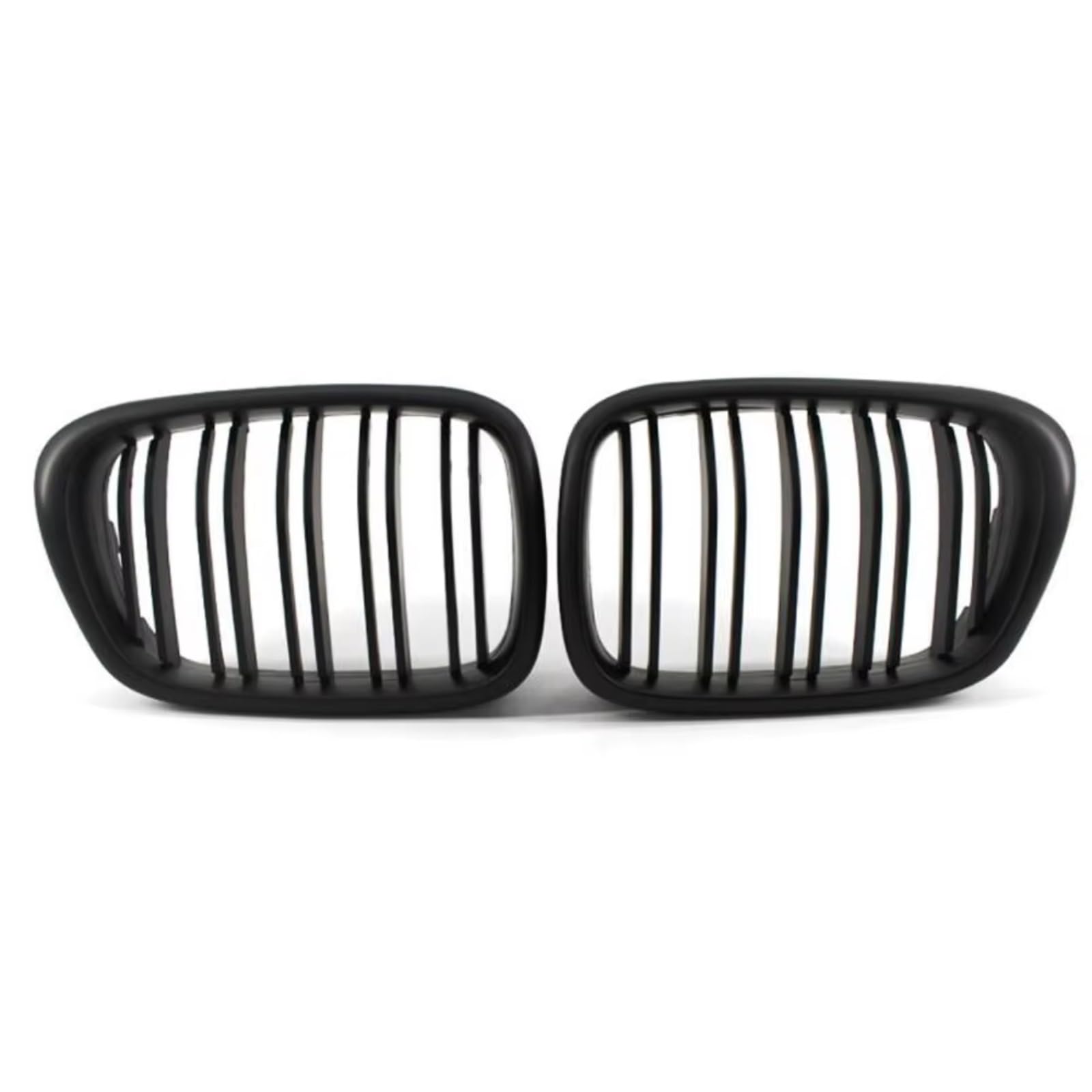 GLILAR Kühlergrille Kompatibel Mit Für E39 525i 528i 530i 535i Für M5 1997 1998 1999 2003 Auto-Frontstoßstangen-Mittelgrill Mattschwarz Breiter Nierenhaubengrill(Matte Black,2) von GLILAR