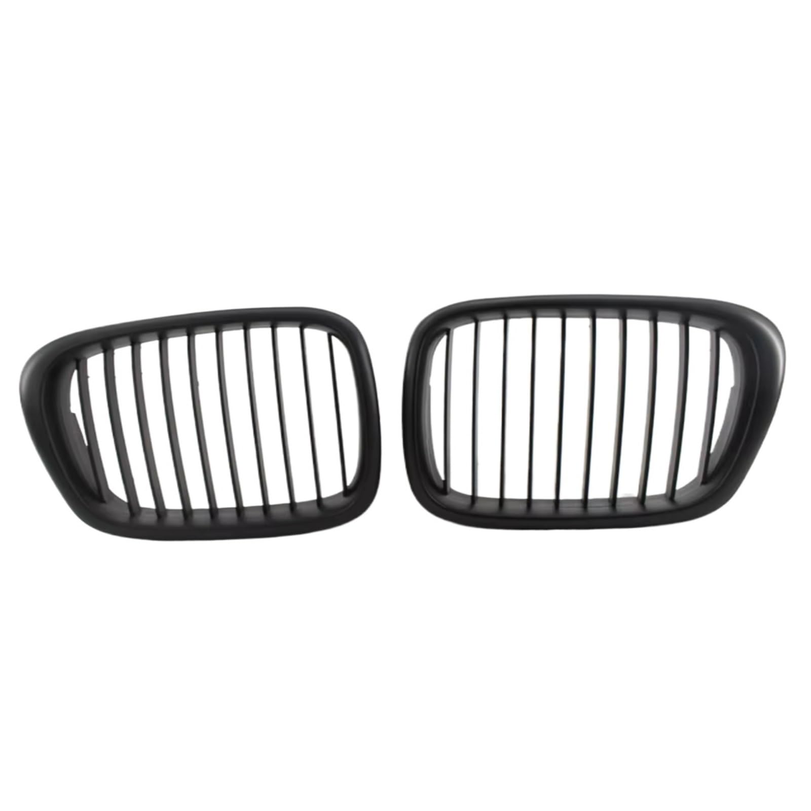 GLILAR Kühlergrille Kompatibel Mit Für E39 5er 525 528 1999 2000 2001 2002 2003 Auto-Frontgrill, Haubengrill, Nierengitter, Renngrill, Autozubehör(Matte Black) von GLILAR