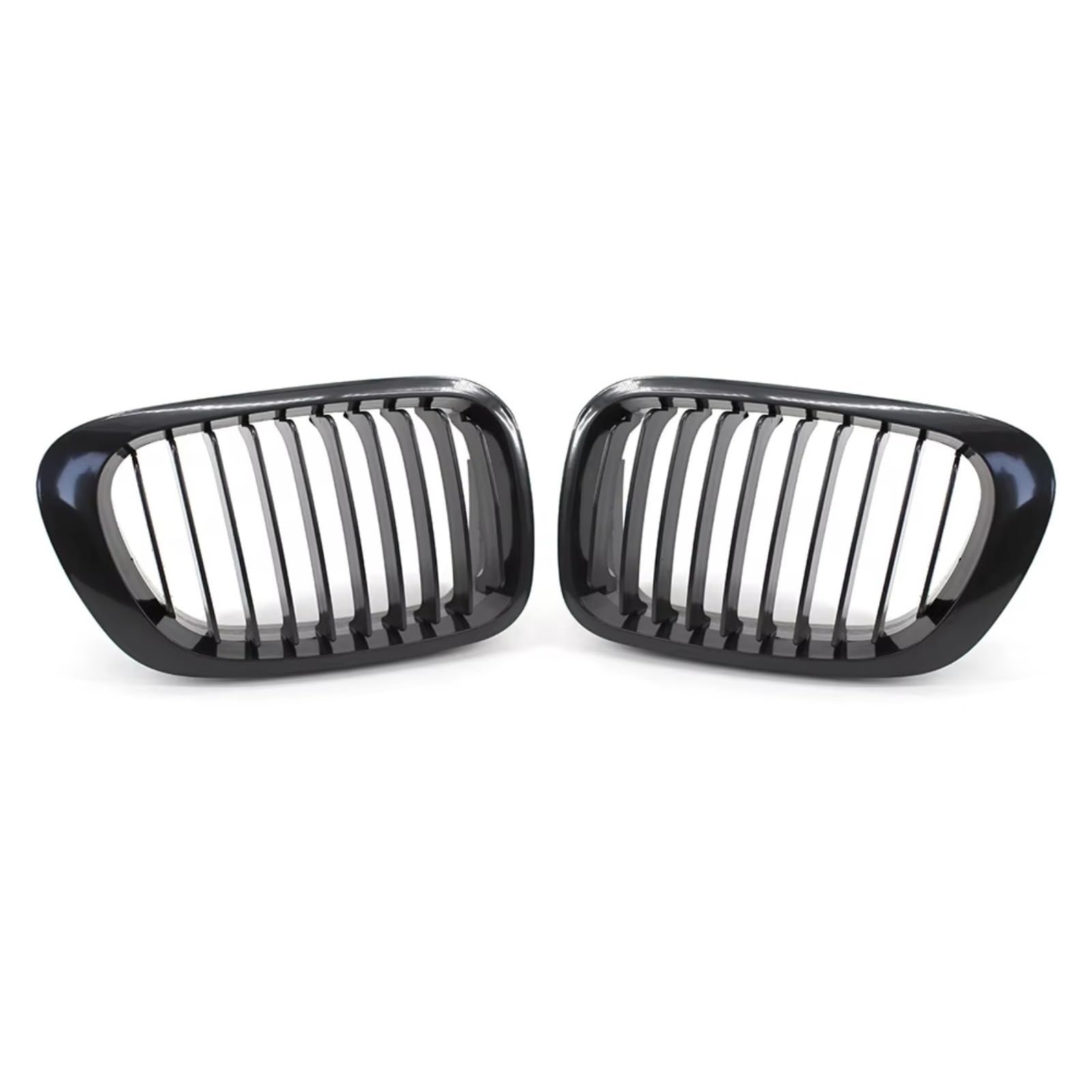 GLILAR Kühlergrille Kompatibel Mit Für E46 1999–2003, 3er-Serie, Für M3 2001–2006, Auto-Frontniere, Stoßstangengrill, Kühlergrill-Kits, OEM: 51138208683, 51138208684(Black) von GLILAR