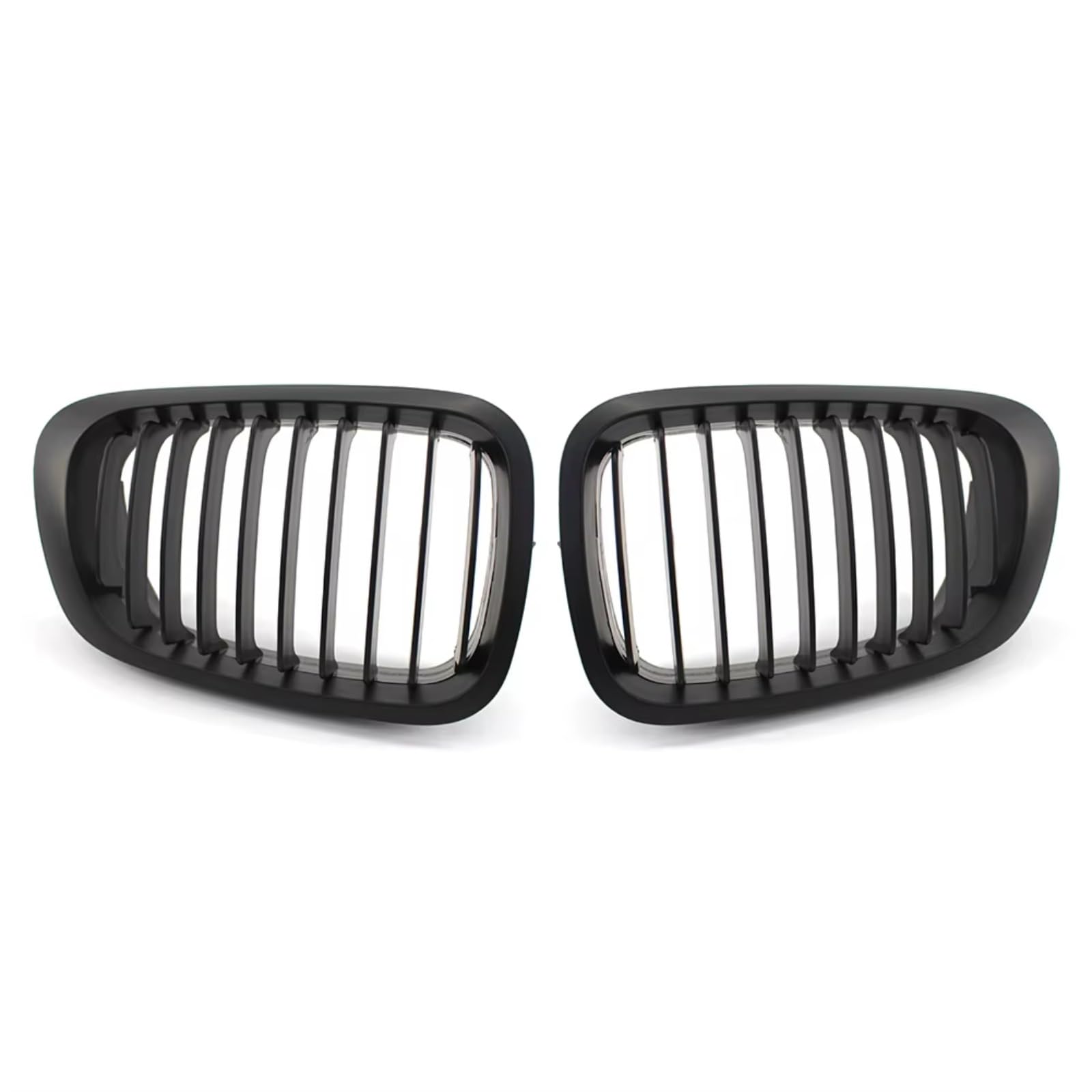 GLILAR Kühlergrille Kompatibel Mit Für E46 1999–2003, 3er-Serie, Für M3 2001–2006, Auto-Frontniere, Stoßstangengrill, Kühlergrill-Kits, OEM: 51138208683, 51138208684(Matte Black 1) von GLILAR