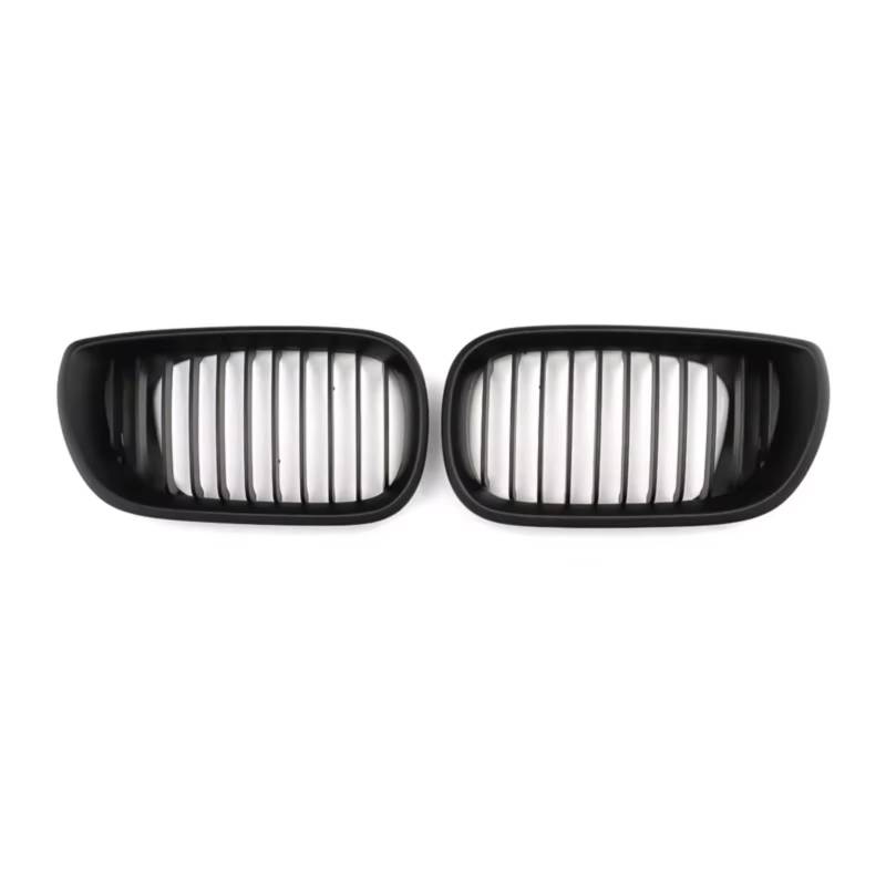 GLILAR Kühlergrille Kompatibel Mit Für E46 325i 330i 4Door 3 Series 2002 2003 2004 2005 Auto Mattschwarz Frontstoßstange Nierengitter Renngitter 51137042961 von GLILAR