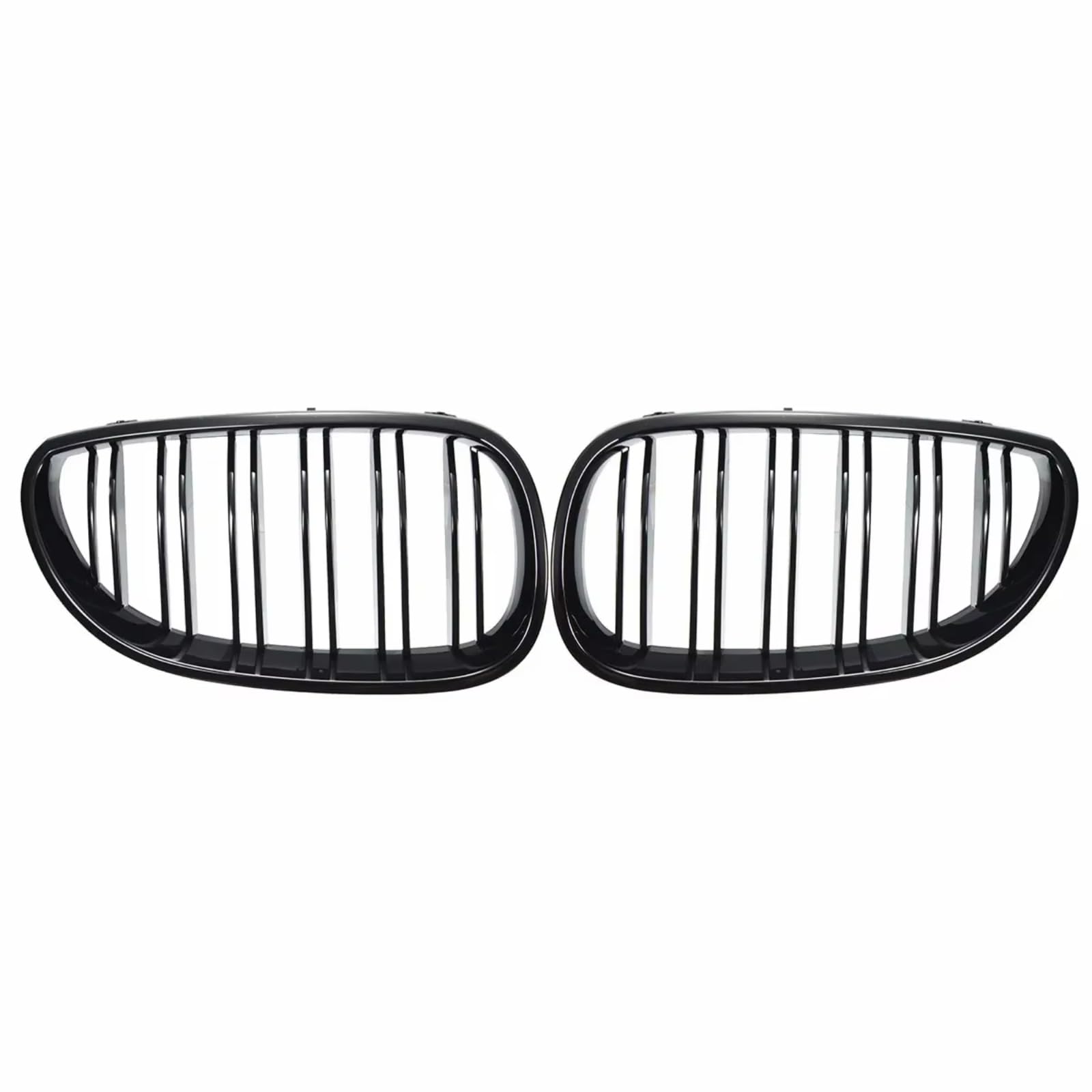 GLILAR Kühlergrille Kompatibel Mit Für E60 E61 Für M5 520i 545i 550i 535i 2003–2010. Frontstoßstangen-Nierengrill, Doppellinie, Sport-Renngrill, 51137065701 von GLILAR