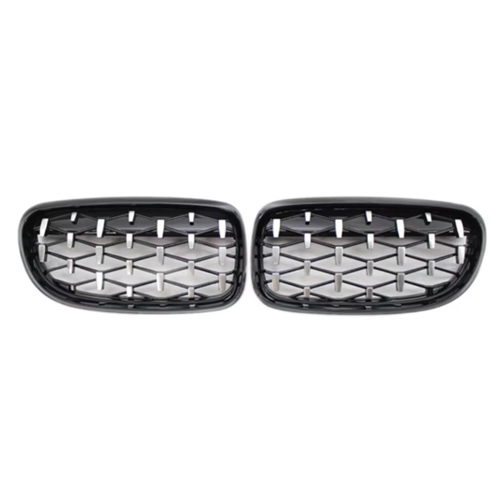 GLILAR Kühlergrille Kompatibel Mit Für E90 E91 3er-Serie 4 Türen 2009 2010 2011 2012, Auto-Frontstoßstange, Nierengrills, Diamantgitter, Renngitter 51137201970 von GLILAR