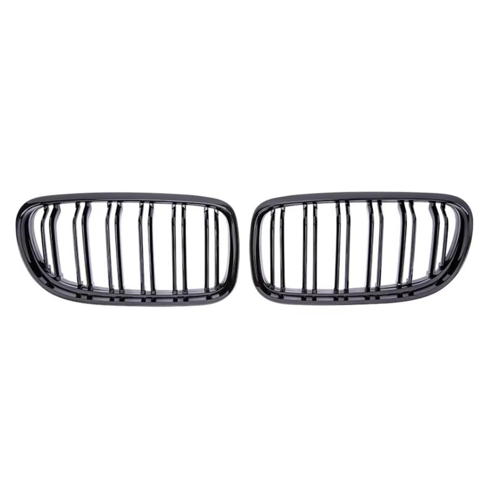 GLILAR Kühlergrille Kompatibel Mit Für E90 E91 LCI 3 Serie Für 325i 328i 335i 335xi 330i 330xi 2009 2010 2011 2012 Auto-Frontnierengrill Doppelliniengrill(Glossy Black) von GLILAR