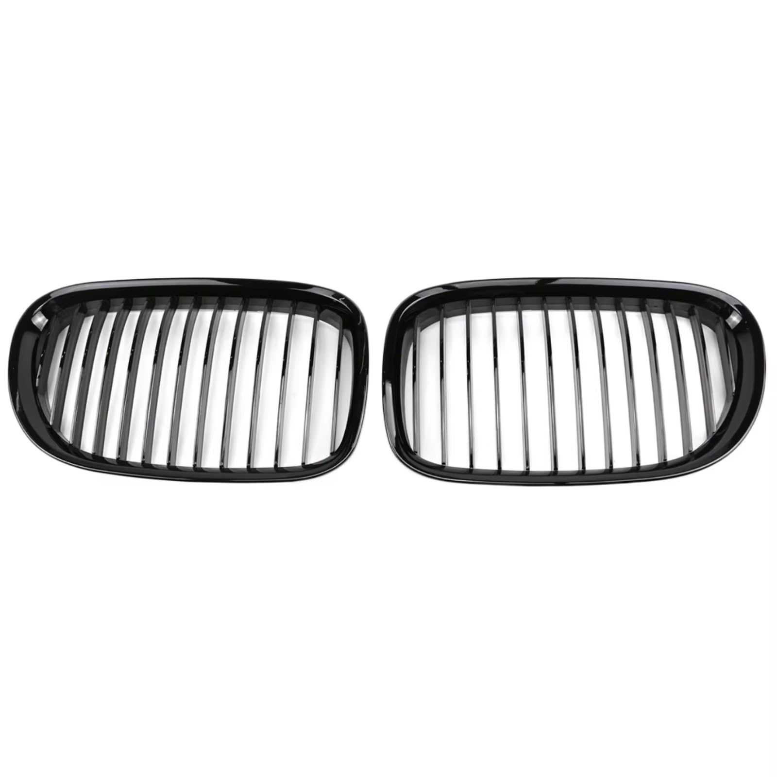 GLILAR Kühlergrille Kompatibel Mit Für F01 F02 F03 F04 740i 750i 7 Series 2009–2015, Auto-Renngrills, Vorderer Nieren-Stoßstangengrill, Singel-Line-Lamellengrill von GLILAR