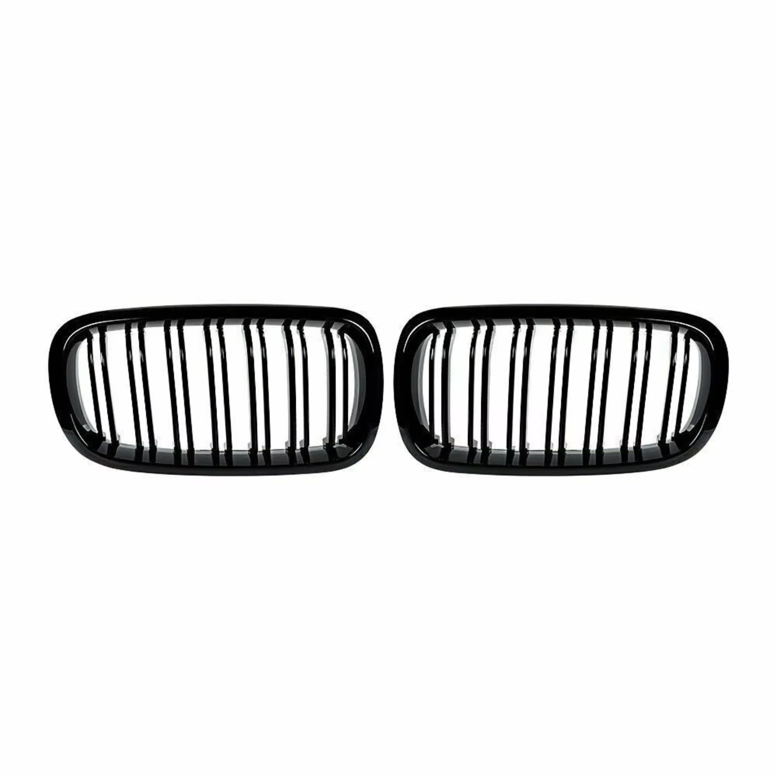 GLILAR Kühlergrille Kompatibel Mit Für F15 F16 X5 X6 2014 2015 2016 2017 Auto Doppellamellen Frontstoßstange Nieren-Renngrill Ersatzteile 51117294485 von GLILAR