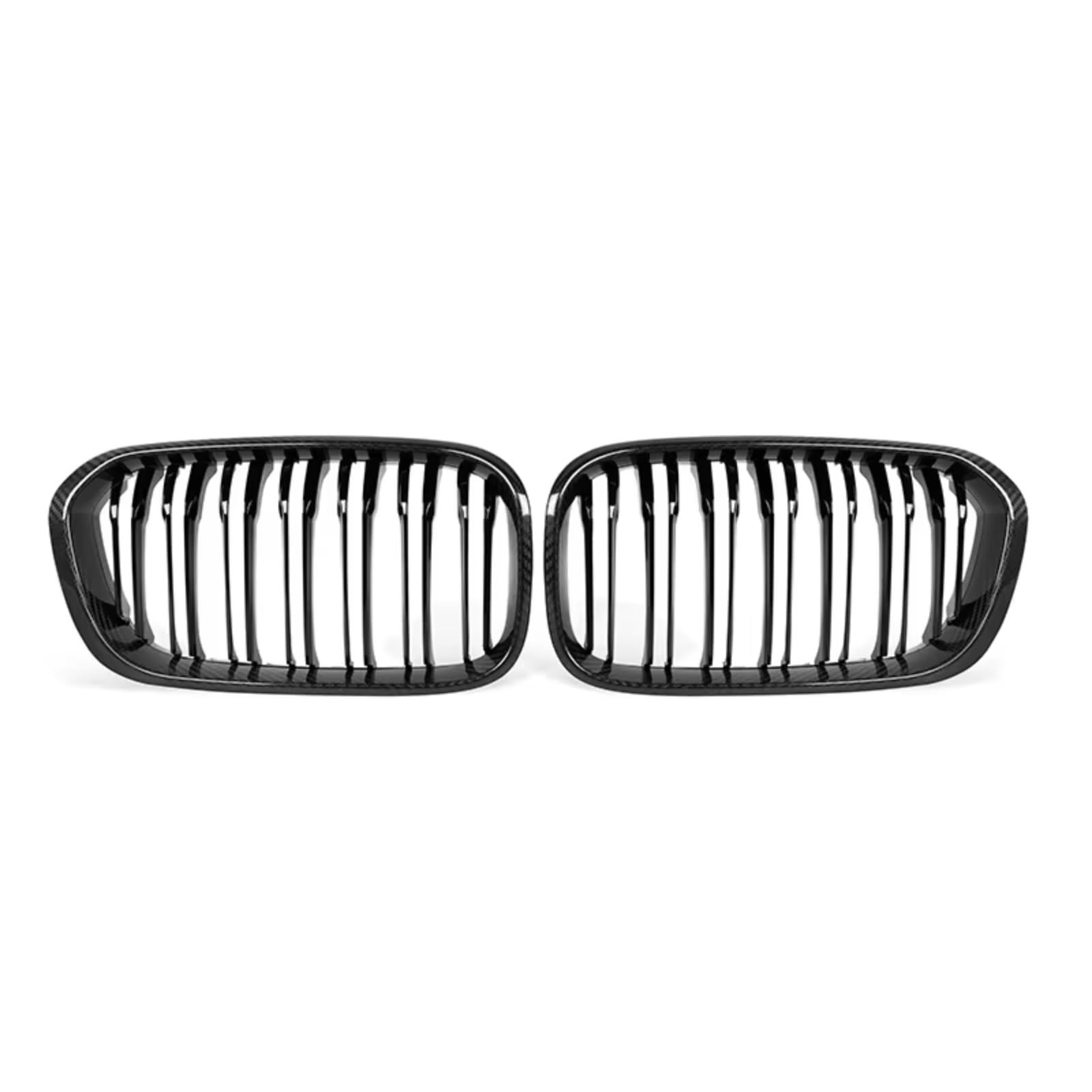 GLILAR Kühlergrille Kompatibel Mit Für F20 F21 LCI 2015 2016 2017 2018 Auto-Frontstoßstange Nierengitter Dual Line Hood Racing Grill Sport Grill Ersatz von GLILAR