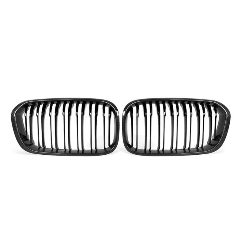 GLILAR Kühlergrille Kompatibel Mit Für F20 F21 LCI 2015 2016 2017 2018 Auto-Frontstoßstange Nierengitter Dual Line Hood Racing Grill Sport Grill Ersatz von GLILAR