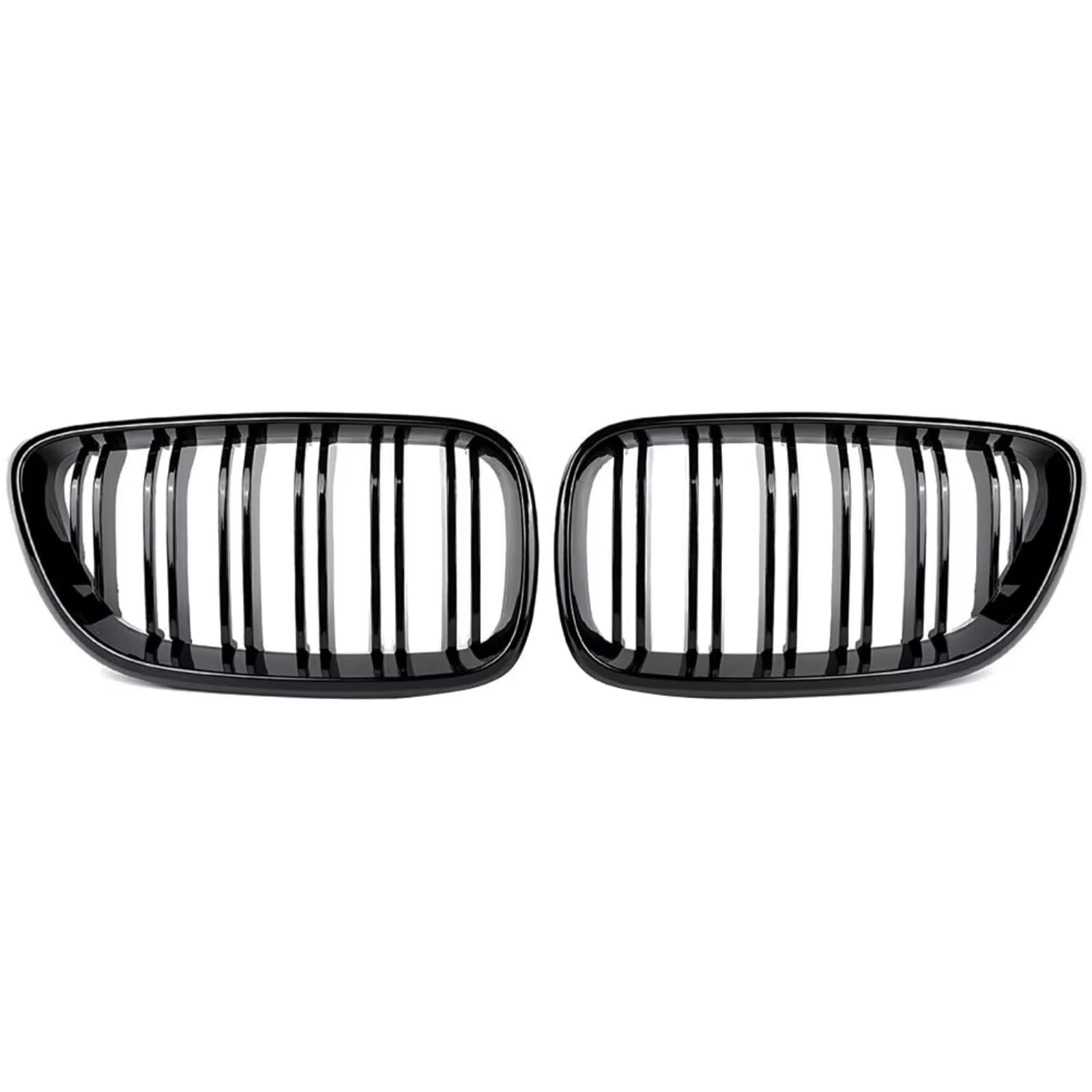 GLILAR Kühlergrille Kompatibel Mit Für F22 F23 220i 228i 230i M235i F87 M2 2 Serie 2014 2015 2016 2017 2018 Frontnierengrill Doppellamellengrill Renngrill(Gloss Black) von GLILAR