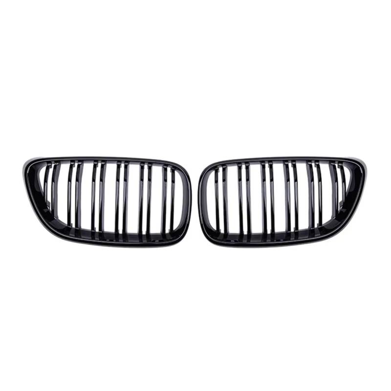 GLILAR Kühlergrille Kompatibel Mit Für F22 F23 F87 M2 2 Serie 2014 2015 2016 2017 2018 Auto-Frontstoßstange Nierengitter Renngrill Doppellamellengitter von GLILAR