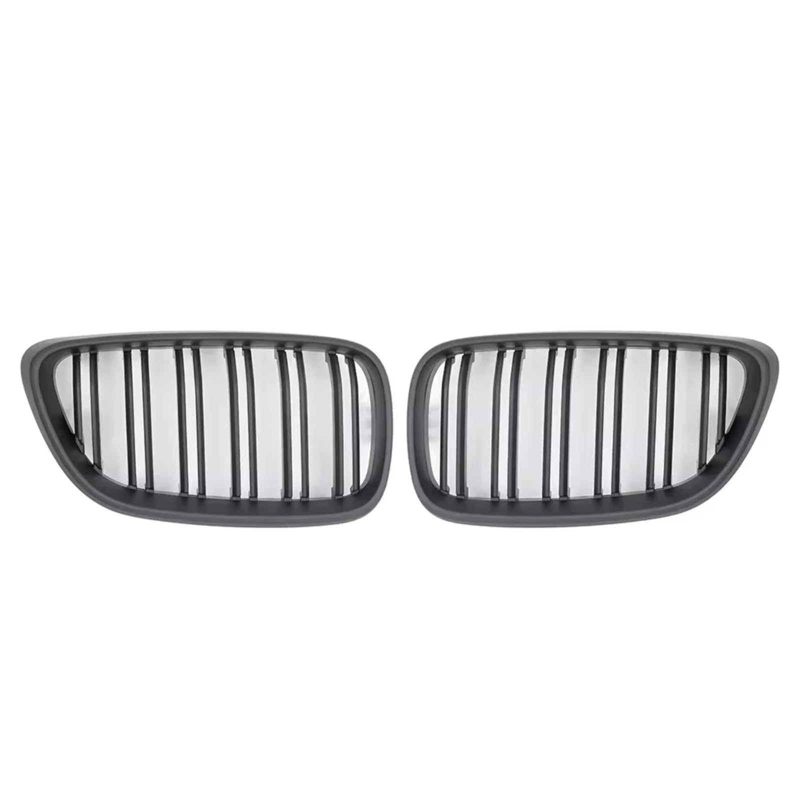 GLILAR Kühlergrille Kompatibel Mit Für F22 F23 F87 M2 2 Series 2014 2015 2016 2017 2018 2019 Auto-Frontnierengrill Racing Grill Glänzend Schwarz Dual Line Grills(Matte Black) von GLILAR