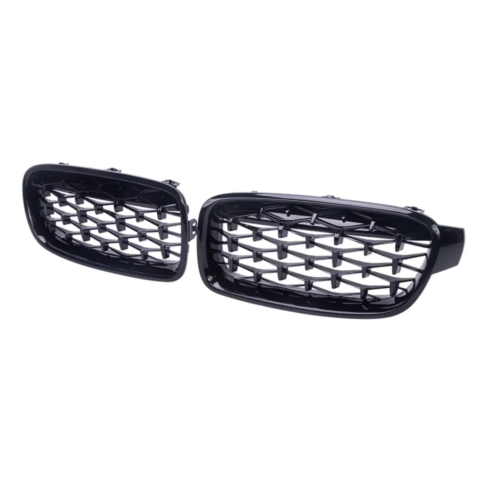 GLILAR Kühlergrille Kompatibel Mit Für F30 F31 F35 3er Serie 320 323 325 330i 2013–2019. Auto-Frontnieren-Stoßstangengrill, Diamant-Renngrills(Black) von GLILAR