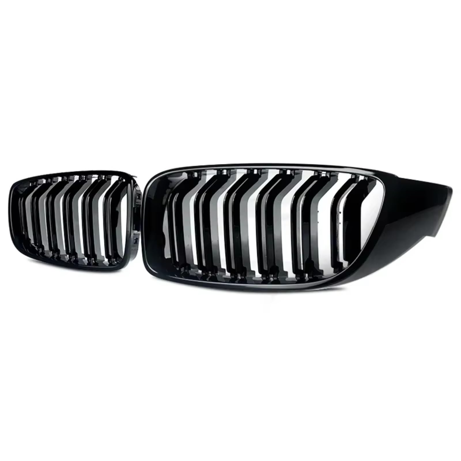 GLILAR Kühlergrille Kompatibel Mit Für F32 F33 F36 F82 F83 420i 428i 430i 435i 440i 418d 4 Serie 2013–2020 Nierengrill Für Die Front des Autos Mit Doppellamellen(A) von GLILAR