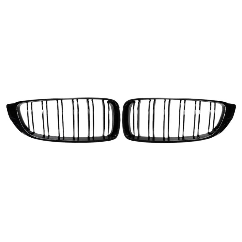 GLILAR Kühlergrille Kompatibel Mit Für F32 F33 F36 M3 F80 M4 F82 F83 425i 430i 440i 435i 4er Serie 2013–2020 Frontstoßstangengrill, Vorderer Nieren-Renngrill von GLILAR