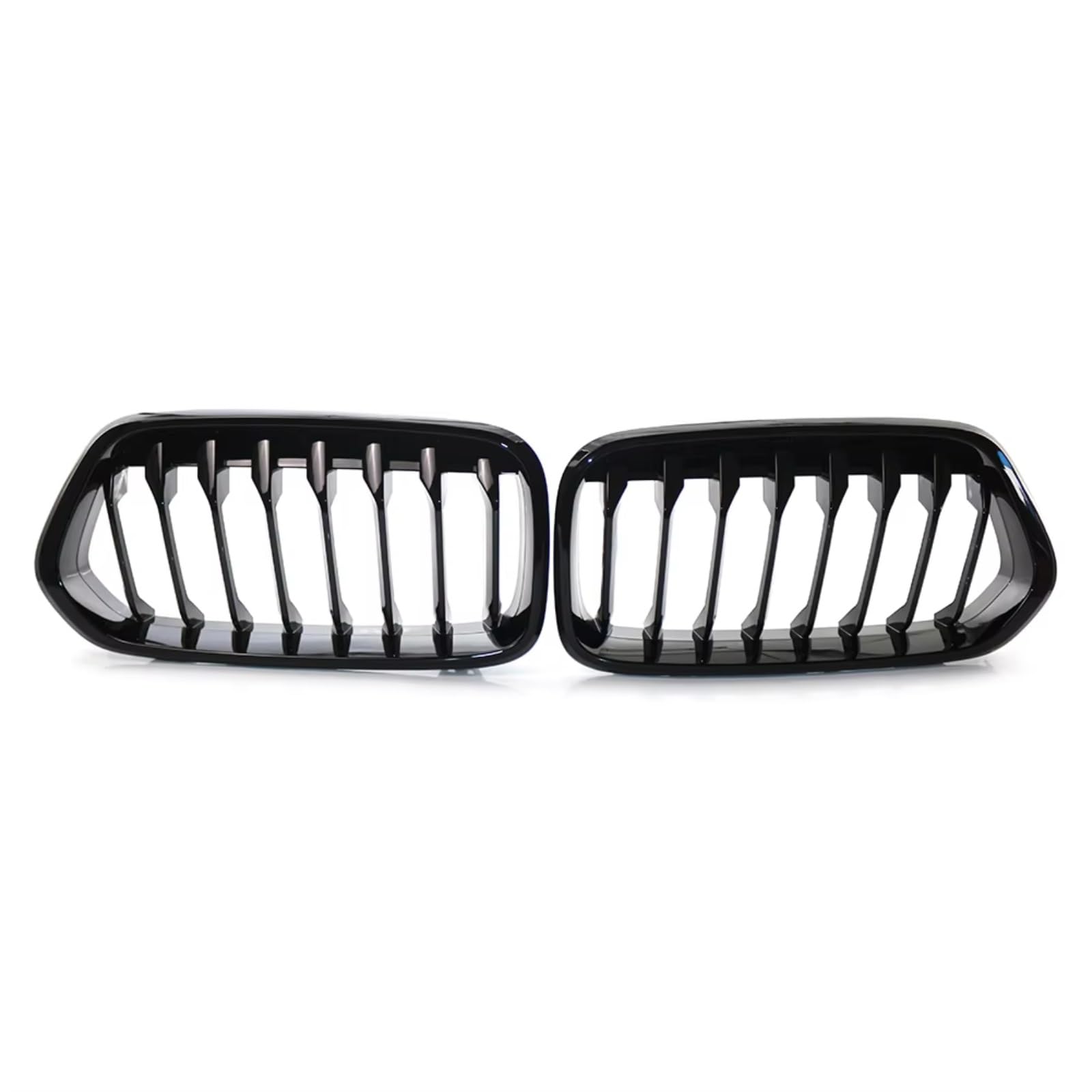 GLILAR Kühlergrille Kompatibel Mit Für F39 X2 Serie 2018 2019 2020 2021 Auto-Frontstoßstangengrill, Frontnierengrill, Einzellamellengrill, Glänzend Schwarz 51712455247 von GLILAR