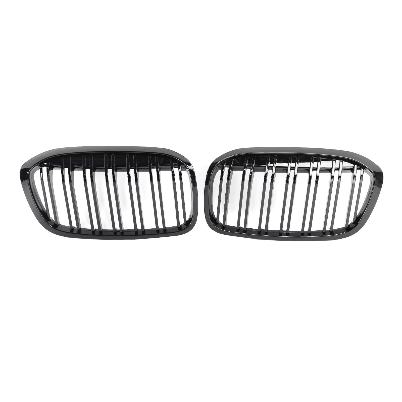 GLILAR Kühlergrille Kompatibel Mit Für F45 F46 2er-Serie 2018 2019 2020 2021. Auto Glänzend Schwarz Vorne, Nieren-Stoßstangengrill, Racing-Kühlergrill, Netzgitter von GLILAR