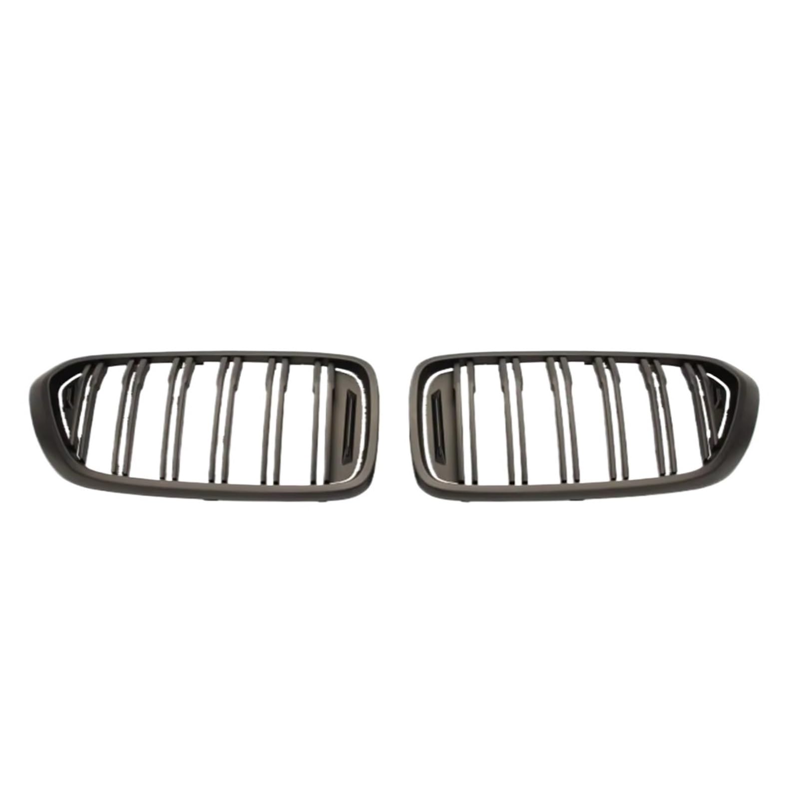 GLILAR Kühlergrille Kompatibel Mit Für G32 630I 640I 640I 620D 640D Für XDrive 6 Series 2017 2018 2019 Auto-Frontnierengrills Double Line Slat Racing Grille(Matte Black) von GLILAR