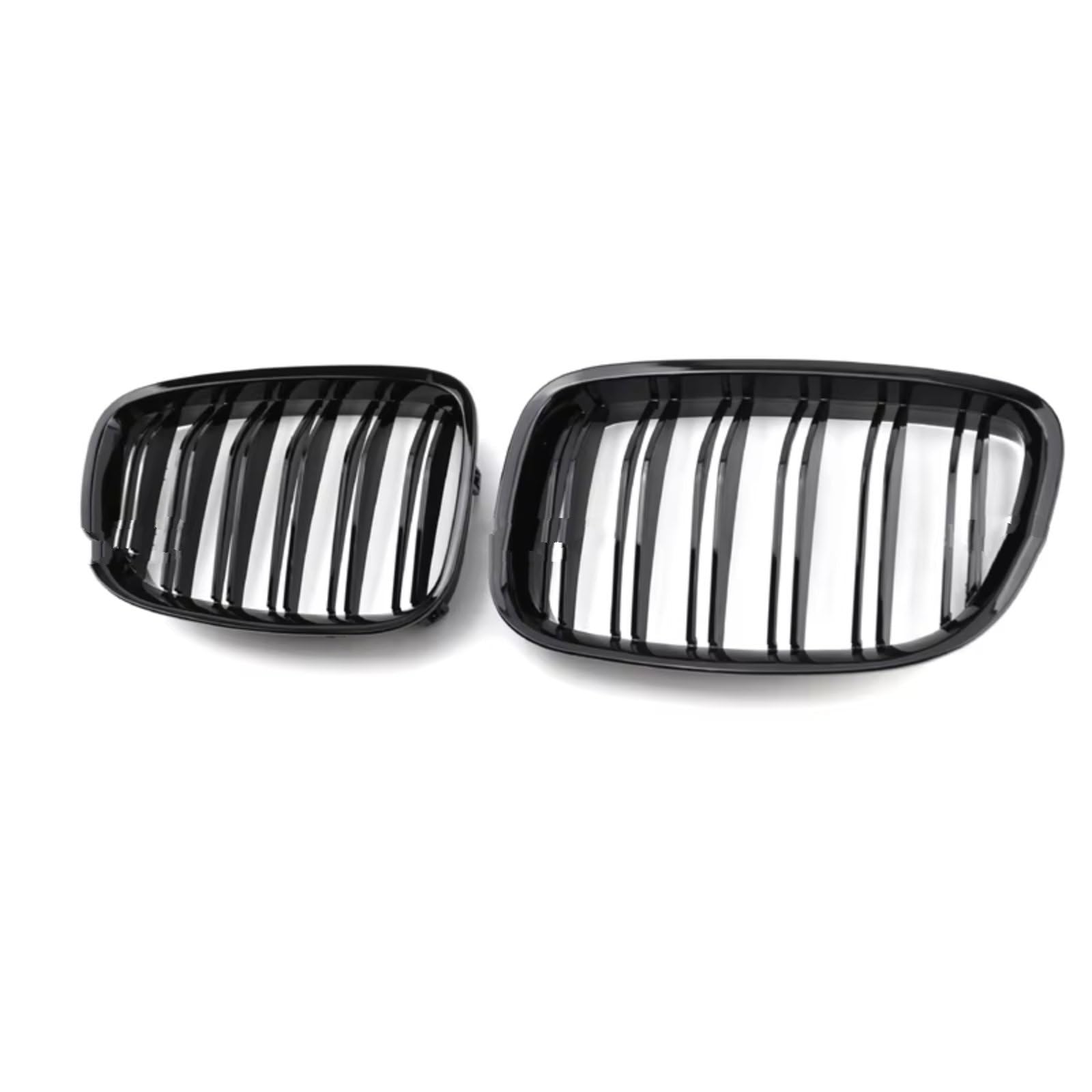 GLILAR Kühlergrille Kompatibel Mit Für GT F07 5er 2010 2011 2012 2013 2014 2015 Auto-Frontnieren-Stoßstangengrill Ersatzteile Racing-Kühlergrill Glänzend Schwarz von GLILAR