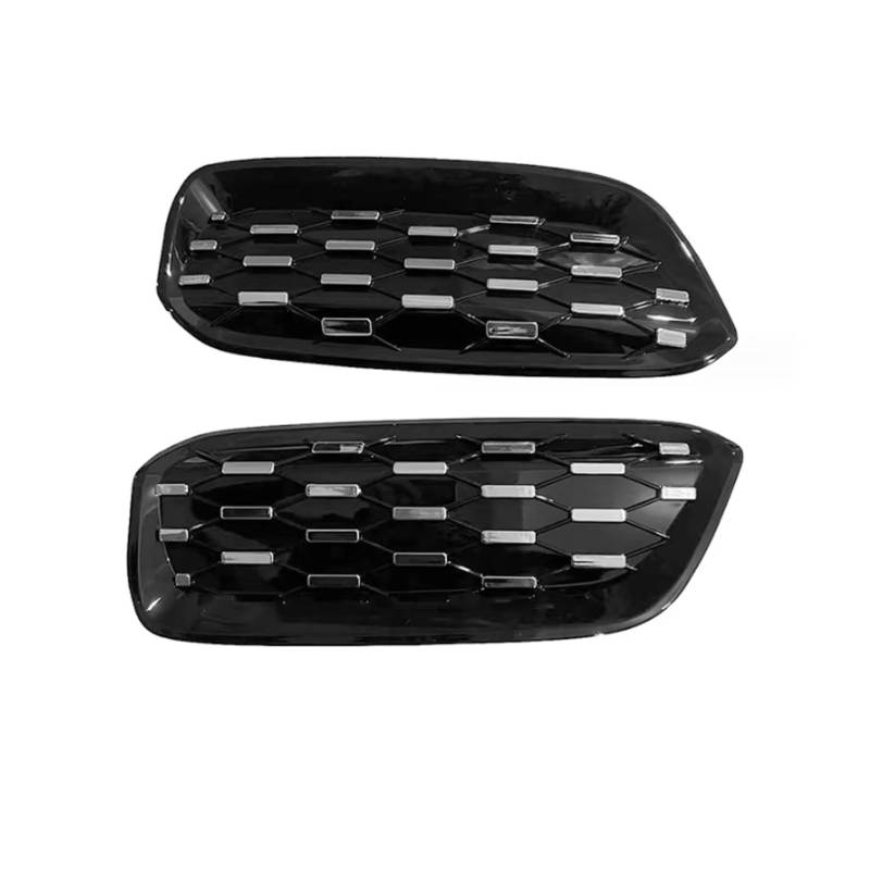 GLILAR Kühlergrille Kompatibel Mit Für I3 2013 2014 2015 2016 2017 2018 2019 2020 2021 Auto-Front-Nierengitter-Abdeckung Frontstoßstange Racing Grill Auto-Zubehör(Silver) von GLILAR