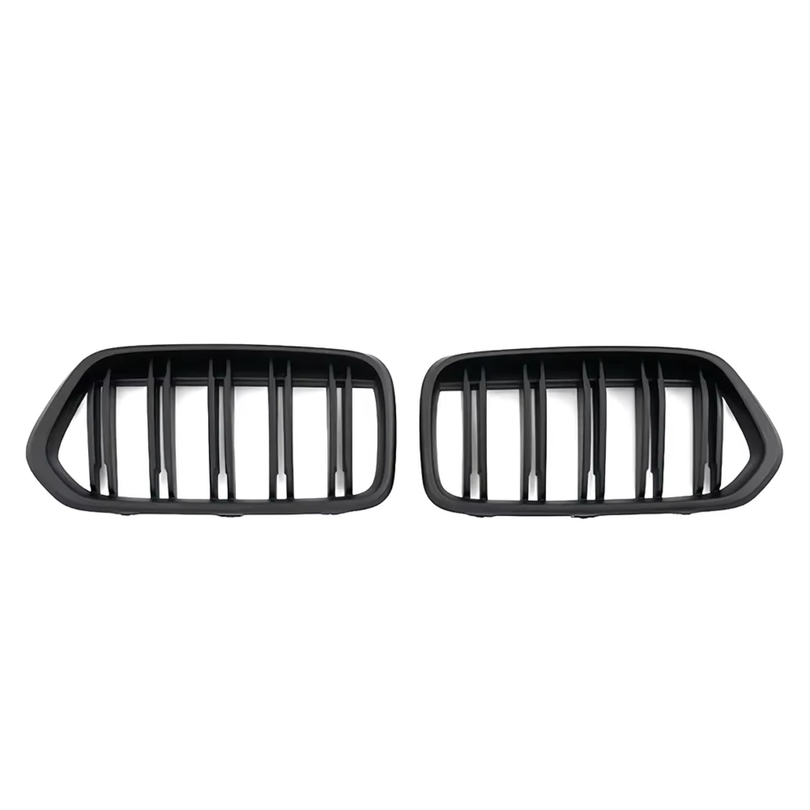 GLILAR Kühlergrille Kompatibel Mit Für X2 F39 2018 2019 2020 2021. Auto-Renngrills, Einzeiliger Stil, Doppelter Linien-Stil, Frontstoßstange, Nieren-Renngitter(Double-Matte Black) von GLILAR