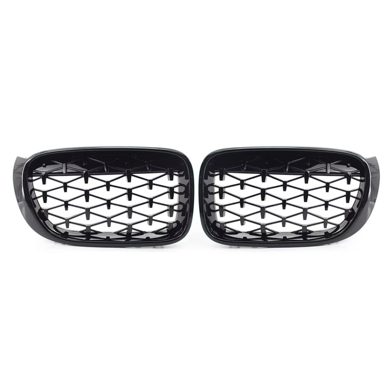 GLILAR Kühlergrille Kompatibel Mit Für X3 F25 X4 F26 2014 2015 2016 2017 Auto-Front-Nierengrill, Diamant-Stil-Grill, Obere Stoßstangenhaube, Maschengrill 51137367421 von GLILAR