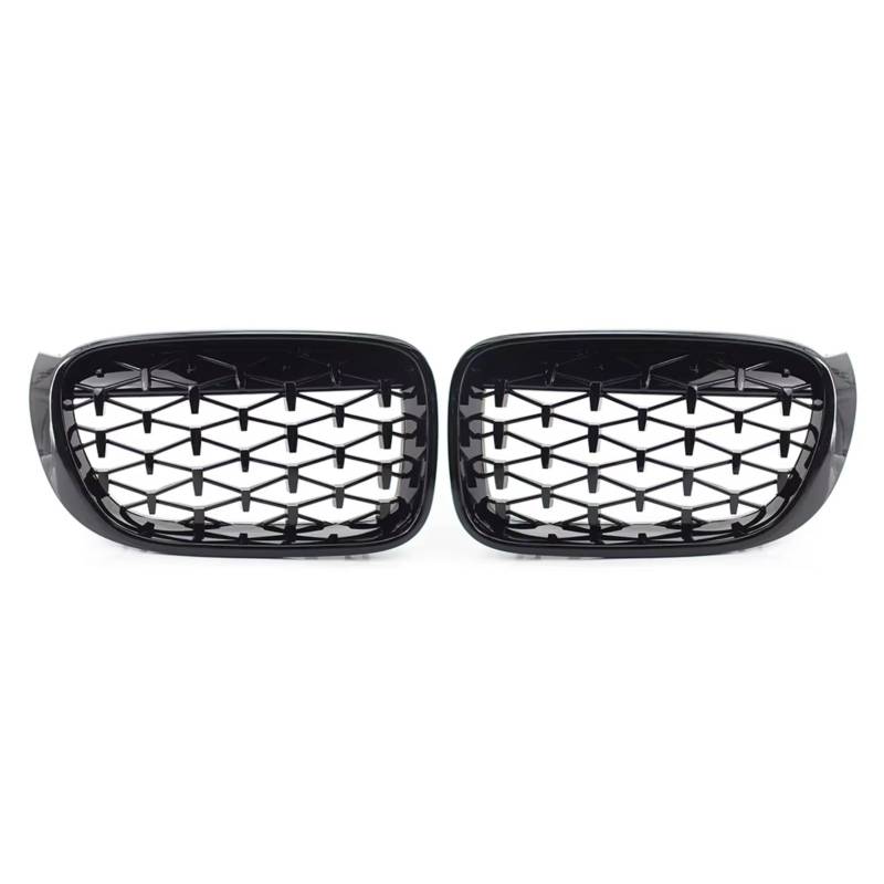 GLILAR Kühlergrille Kompatibel Mit Für X3 F25 X4 F26 2014 2015 2016 2017 Auto-Front-Nierengrill, Diamant-Stil-Grill, Obere Stoßstangenhaube, Maschengrill 51137367421 von GLILAR