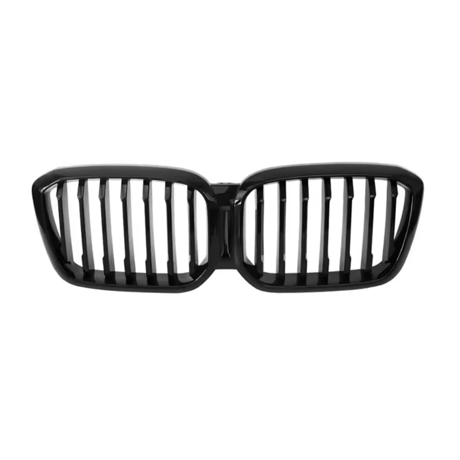 GLILAR Kühlergrille Kompatibel Mit Für X3 G01 X4 G02 2022 2023 2024. Auto-Frontstoßstangengrills, Einzeilige Doppellamellen-Grills, Frontstoßstangen-Renngrills(Single-Glossy Black) von GLILAR