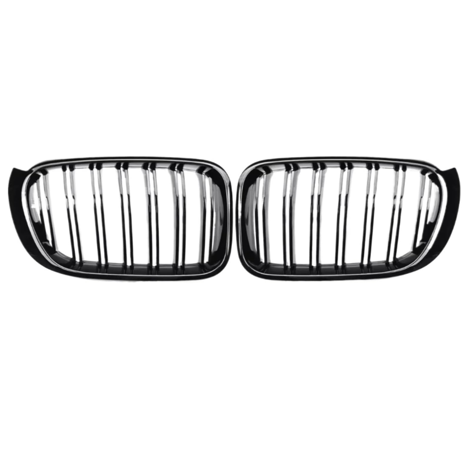 GLILAR Kühlergrille Kompatibel Mit Für X3 X4 F25 F26 2014 2015 2016 2017 Auto Doppellinie Sportgrill Frontstoßstange Nierengrill Renngrillabdeckung 915421 von GLILAR