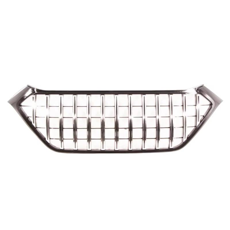 GLILAR Kühlergrille Kompatibel Mit Hyundai Für Tucson 2015 2016 2017 2018, Auto-Racing-Kühlergrill, Frontstoßstangengrill, Auto-Styling, Haube, Kühler, Oberer Grill(Silver) von GLILAR