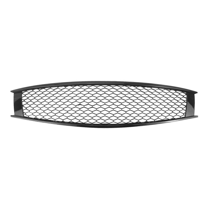 GLILAR Kühlergrille Kompatibel Mit Infiniti Für G37 2008 2009 2010 2011 2012 2013 Für Q60 2014 2015 2016 2-türiges Auto-Frontgitter, Obere Stoßstangenhaube, Netzgitter(Glossy Black) von GLILAR