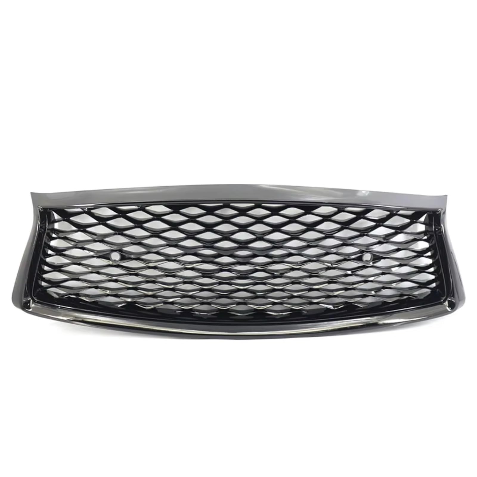 GLILAR Kühlergrille Kompatibel Mit Infiniti Für Q50 Q50S 2018 2019 2020 2021 2022 2023, Wabenstil-Grill, Vordere Stoßstange, Mittleres Oberes Netzgitter Mit Sensorloch(Black) von GLILAR