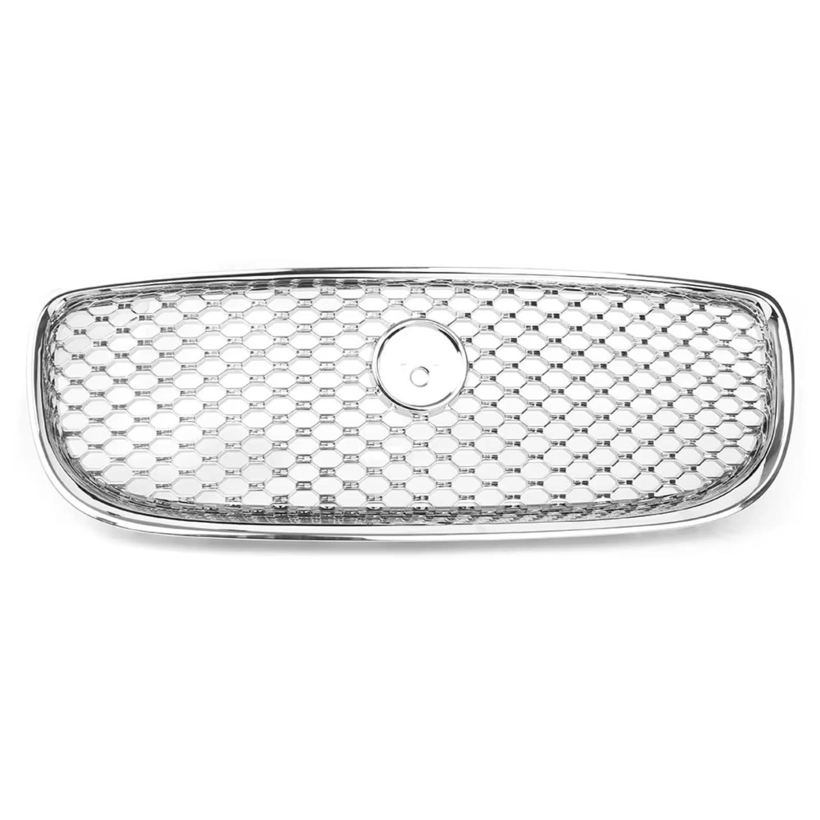 GLILAR Kühlergrille Kompatibel Mit Jaguar Für XE 2015 2016 2017 2018, Vorderer Stoßstangen-Obergrill, Lufteinlass-Netzgrill Mit Emblem, Vorderer Stoßstangen-Mittelgrill von GLILAR