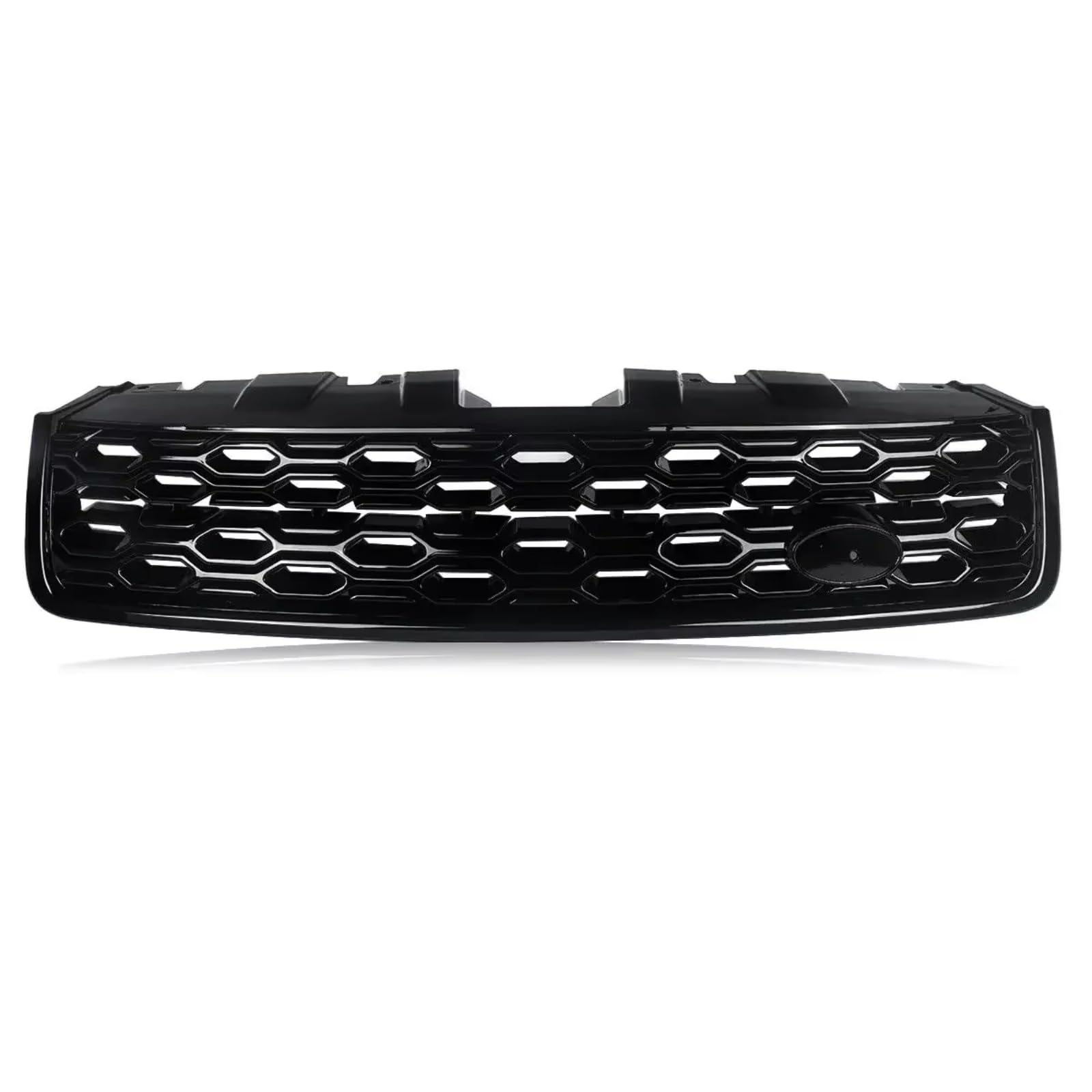 GLILAR Kühlergrille Kompatibel Mit Land Für Rover Für Discovery Sport 2016 2017 2018 2019, Auto-Frontgrill, Lufteinlassgitter, Glänzend Schwarzer Oberer Stoßstangengrill von GLILAR