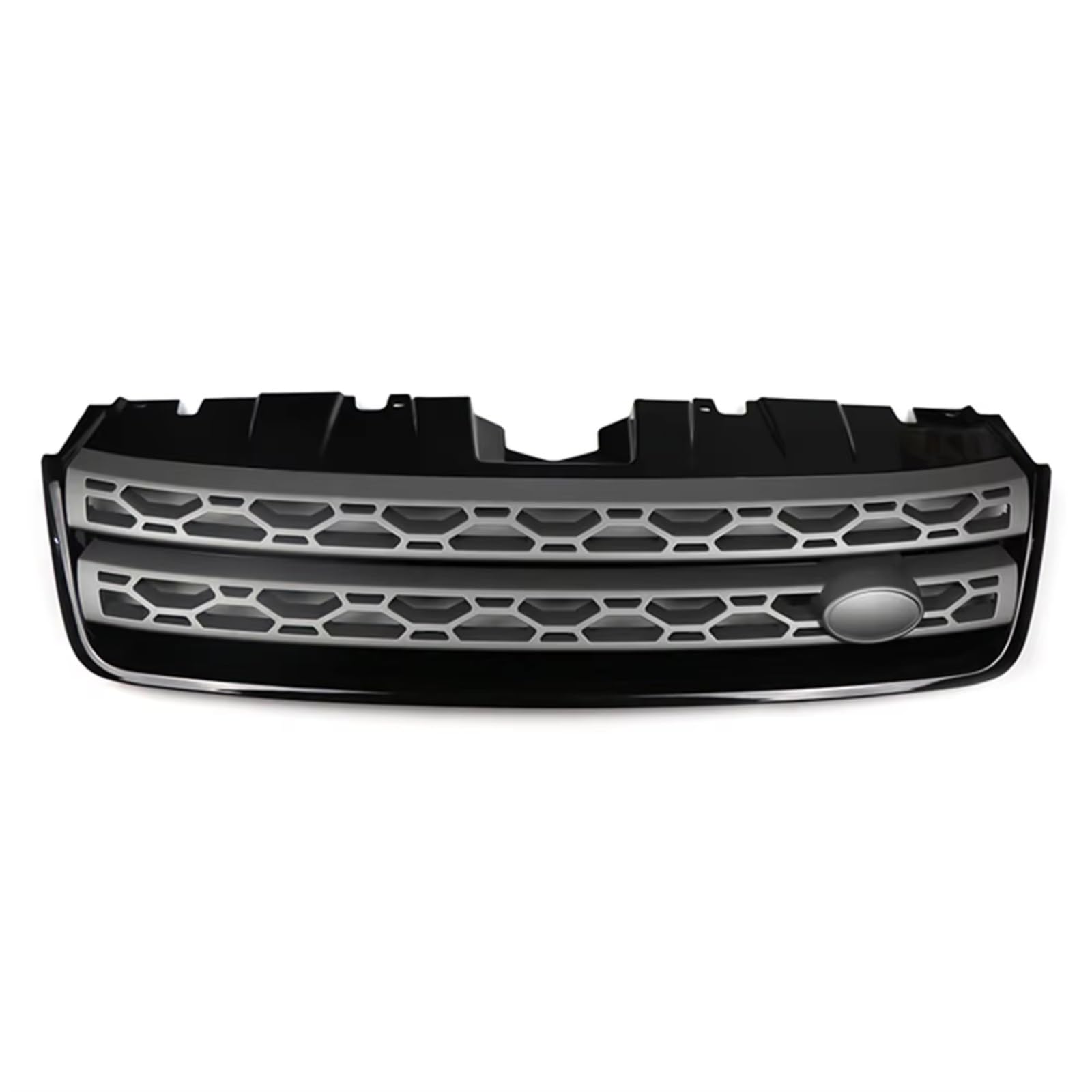 GLILAR Kühlergrille Kompatibel Mit Land Für Rover Für Discovery Sport L550 2015 2016 2017 2018 2019 Auto-Styling Frontstoßstange Kühlergrill Oberer Renngrill(Black Matte Gray) von GLILAR