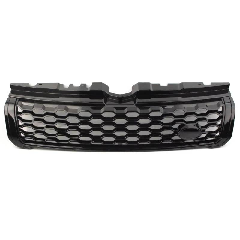 GLILAR Kühlergrille Kompatibel Mit Land Für Rover Für Range Für Rover Für Evoque 2010 2011 2012 2013 2014 2015 2016 2017 2018 Auto-Frontoberstoßstangengrill(Black) von GLILAR