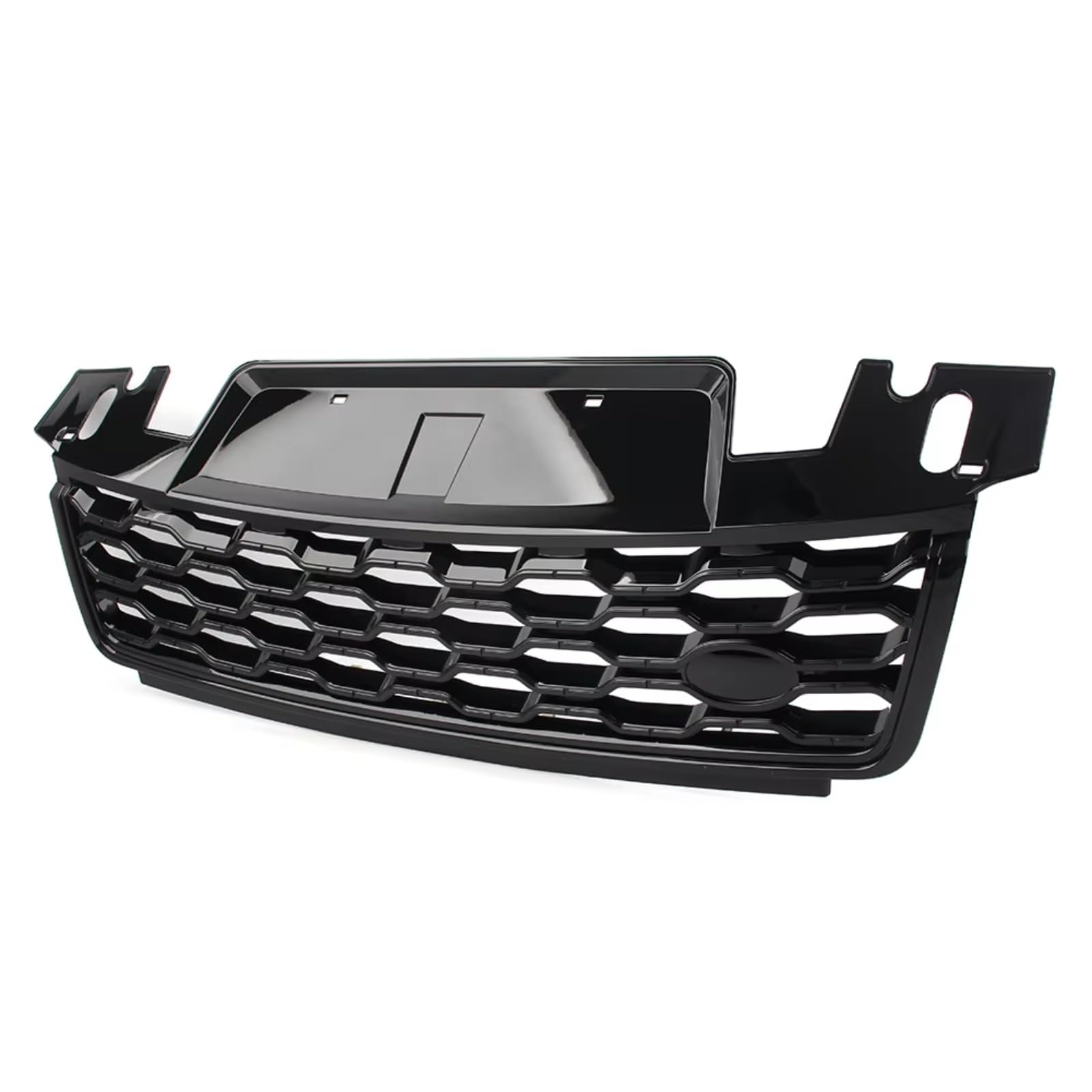 GLILAR Kühlergrille Kompatibel Mit Land Für Rover Für Range Für Rover Sport 2018 2019 2020 2021 Autozubehör Auto Front Upper Bumper Hood Raditor Grille(Black) von GLILAR