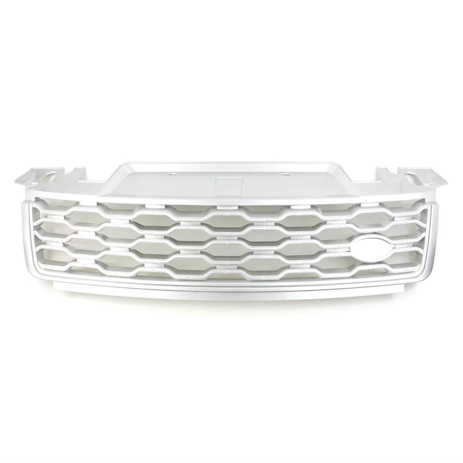 GLILAR Kühlergrille Kompatibel Mit Land Für Rover Für Range Für Rover Sport 2018 2019 2020 2021 Autozubehör Auto Front Upper Bumper Hood Raditor Grille(Silver) von GLILAR