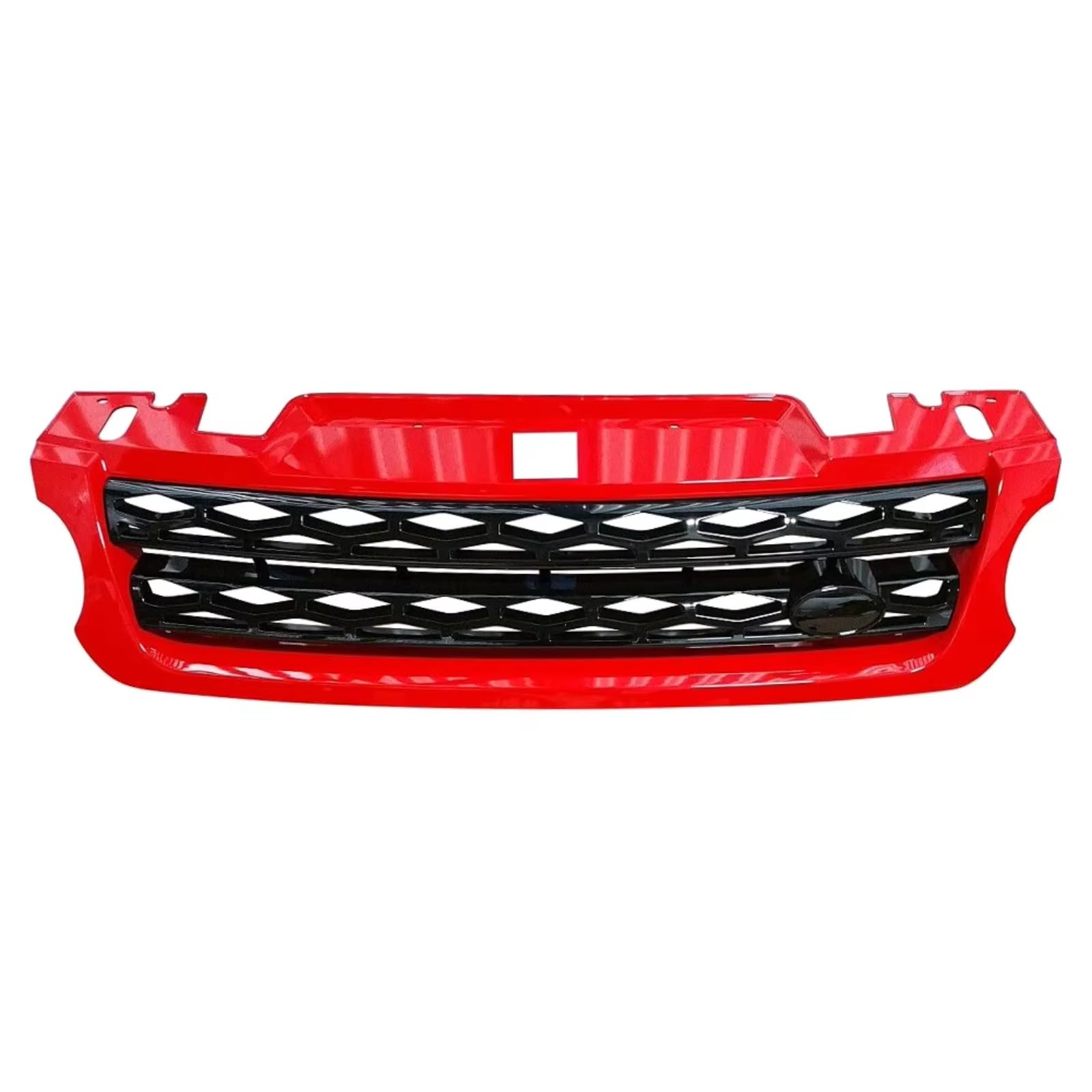 GLILAR Kühlergrille Kompatibel Mit Land Für Rover Für Range Für Rover Sport L494 2014 2015 2016 2017 Frontstoßstange Oberer Grill Außenform Autozubehör(Red) von GLILAR