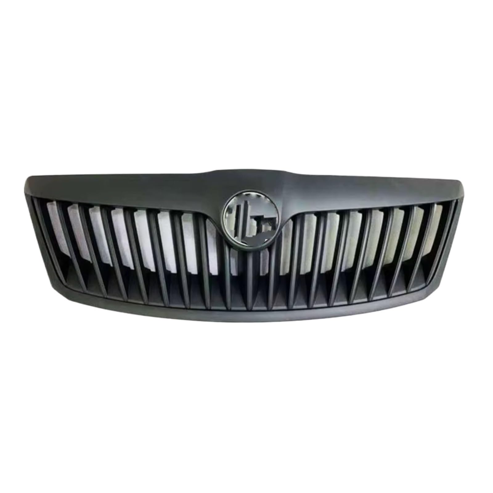 GLILAR Kühlergrille Kompatibel Mit Skoda Für Octavia 2010 2011 2012 2013, Auto-Frontstoßstange, Kühlergrill, Renngrill, Vorderer Oberer Stoßstangengrill, Autozubehör(Matt Black) von GLILAR