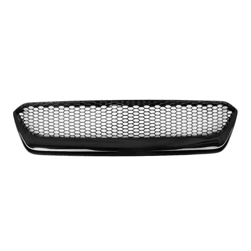 GLILAR Kühlergrille Kompatibel Mit Subaru Für WRX 2015 2016 2017, Auto-Frontgrill, Renngrill, Obere Stoßstangenhaube, Netzgitter-Grill, Frontstoßstangen-Kühlergrill(Glossy Black) von GLILAR