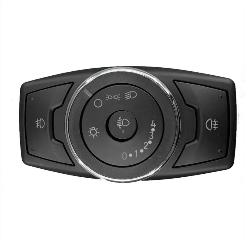 GLILAR Lichtschalter Scheinwerfer Kompatibel Mit Ford Für Focus 2012 2013 2014 2015 Auto-Frontscheinwerfer-Schalter Zur Höhenverstellungstaste BM5T-13A024FCPL von GLILAR