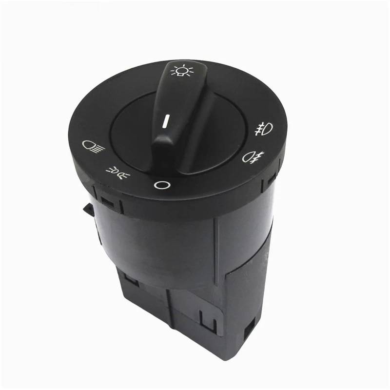 GLILAR Lichtschalter Scheinwerfer Kompatibel Mit Vw Für Golf Für J&etta Für Bora Mk4 1998-2005 Auto Scheinwerfer Nebel Licht Lampe Control Schalter Scheinwerfer Schalter 3BD941531(NO Chrome) von GLILAR